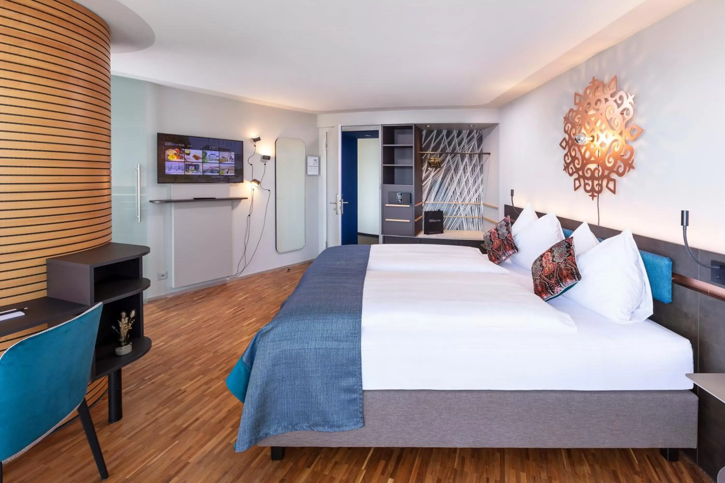 Bedroom in Sedartis Swiss Quality Hotel