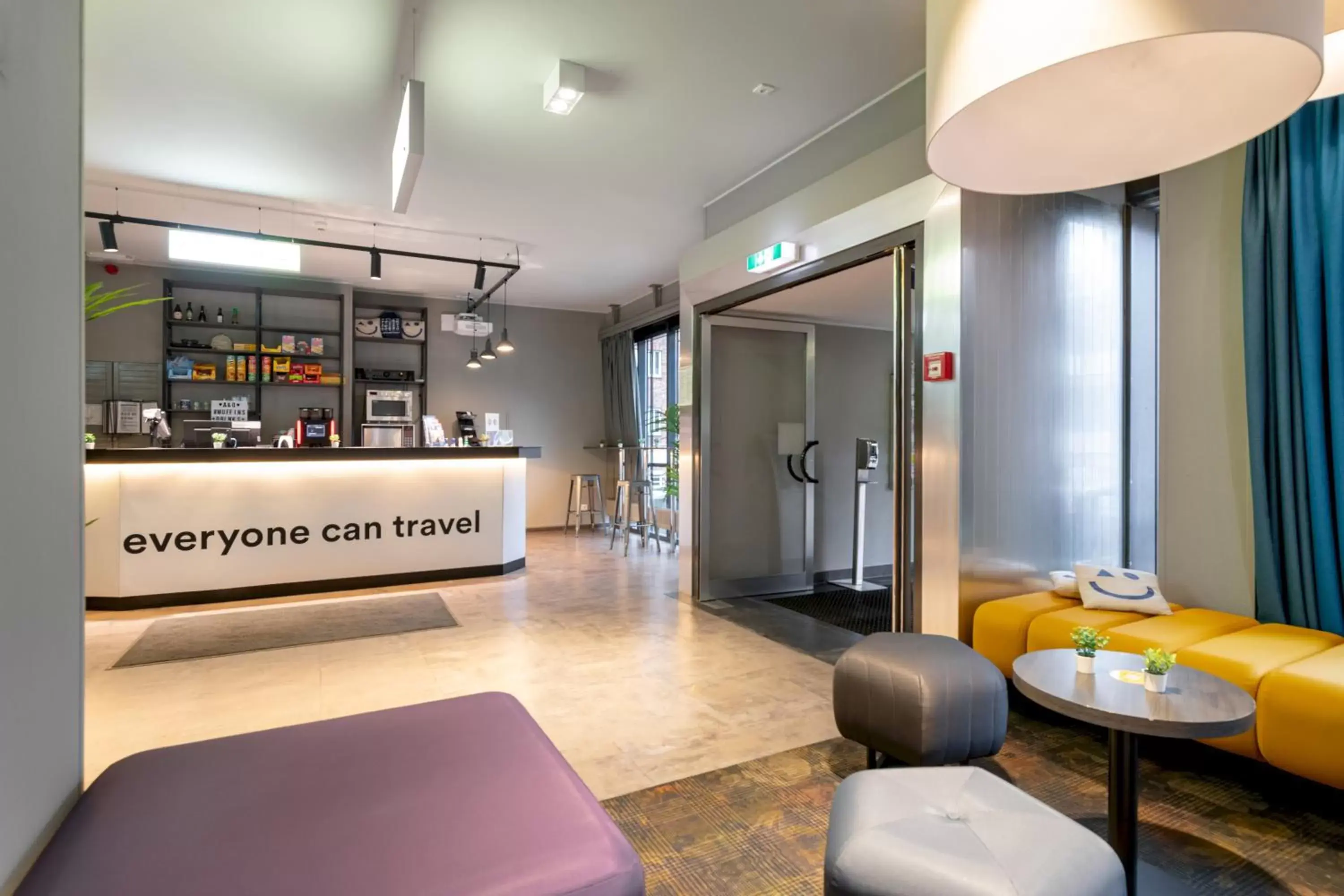 Lobby or reception in a&o Hamburg Hammer Kirche Lobby or reception in a&o Hamburg Hammer Kirche