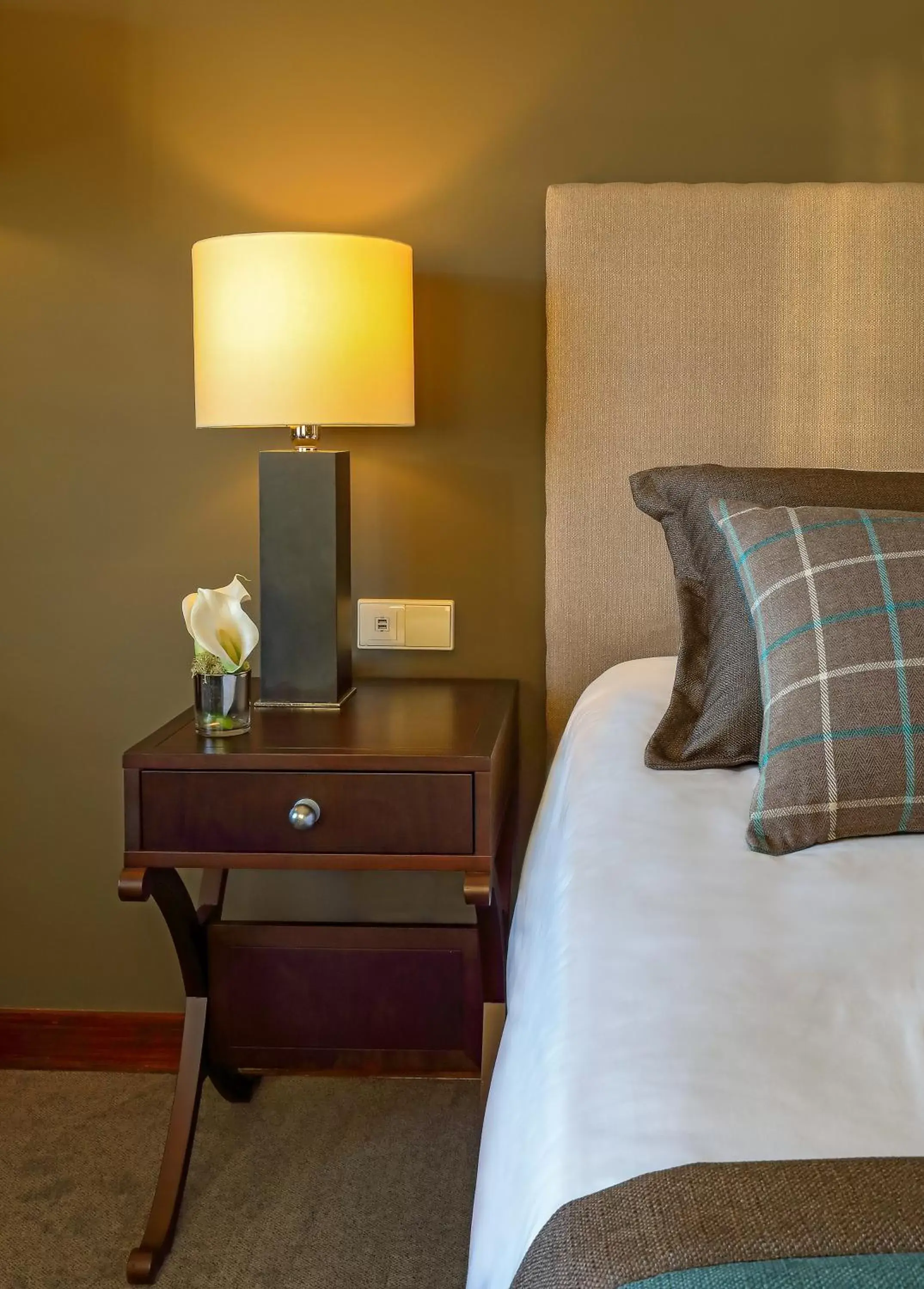 Decorative detail, Bed in Santarem Hotel