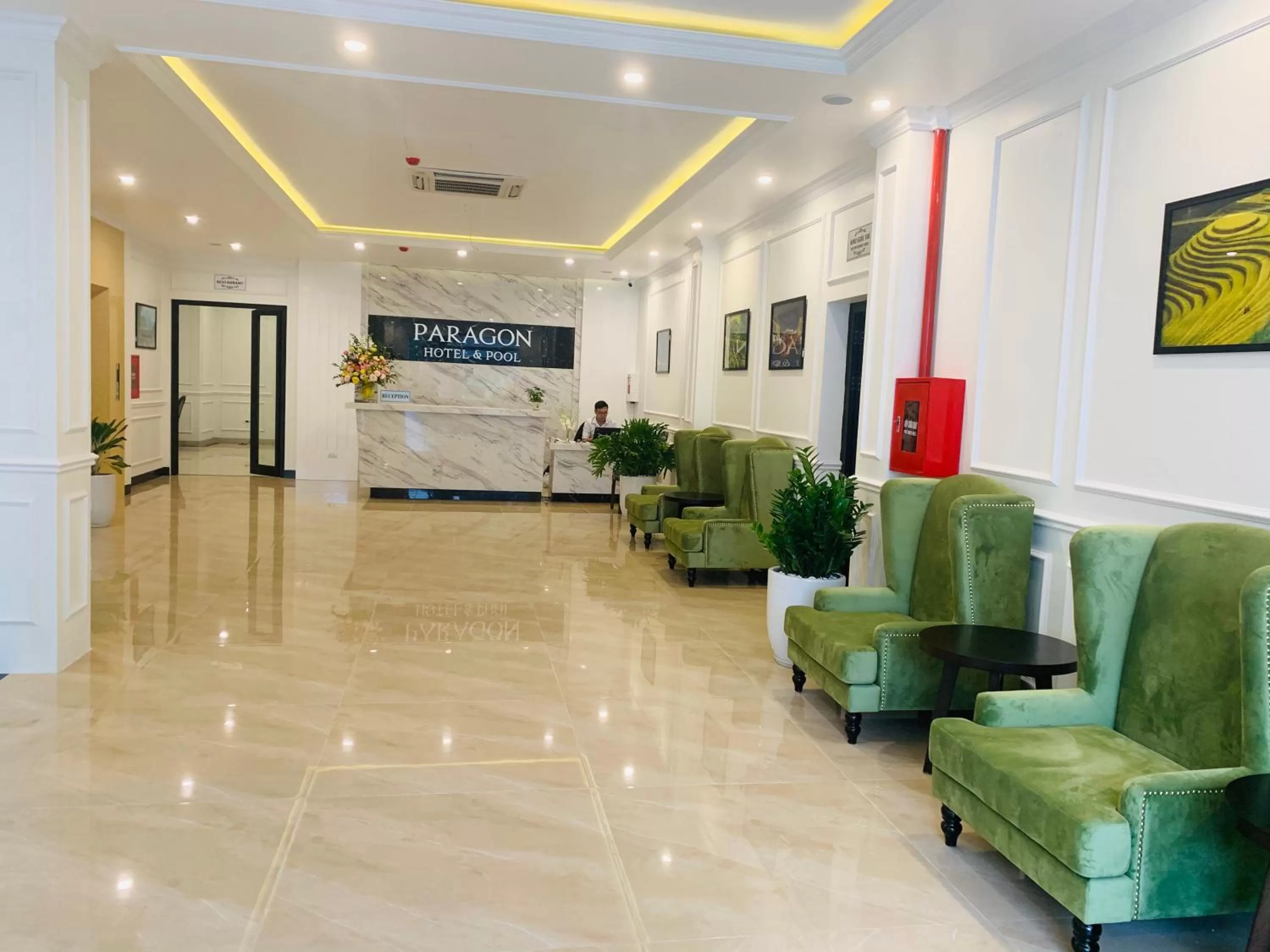 Property building, Lobby/Reception in Paragon Noi bai Hotel & Pool