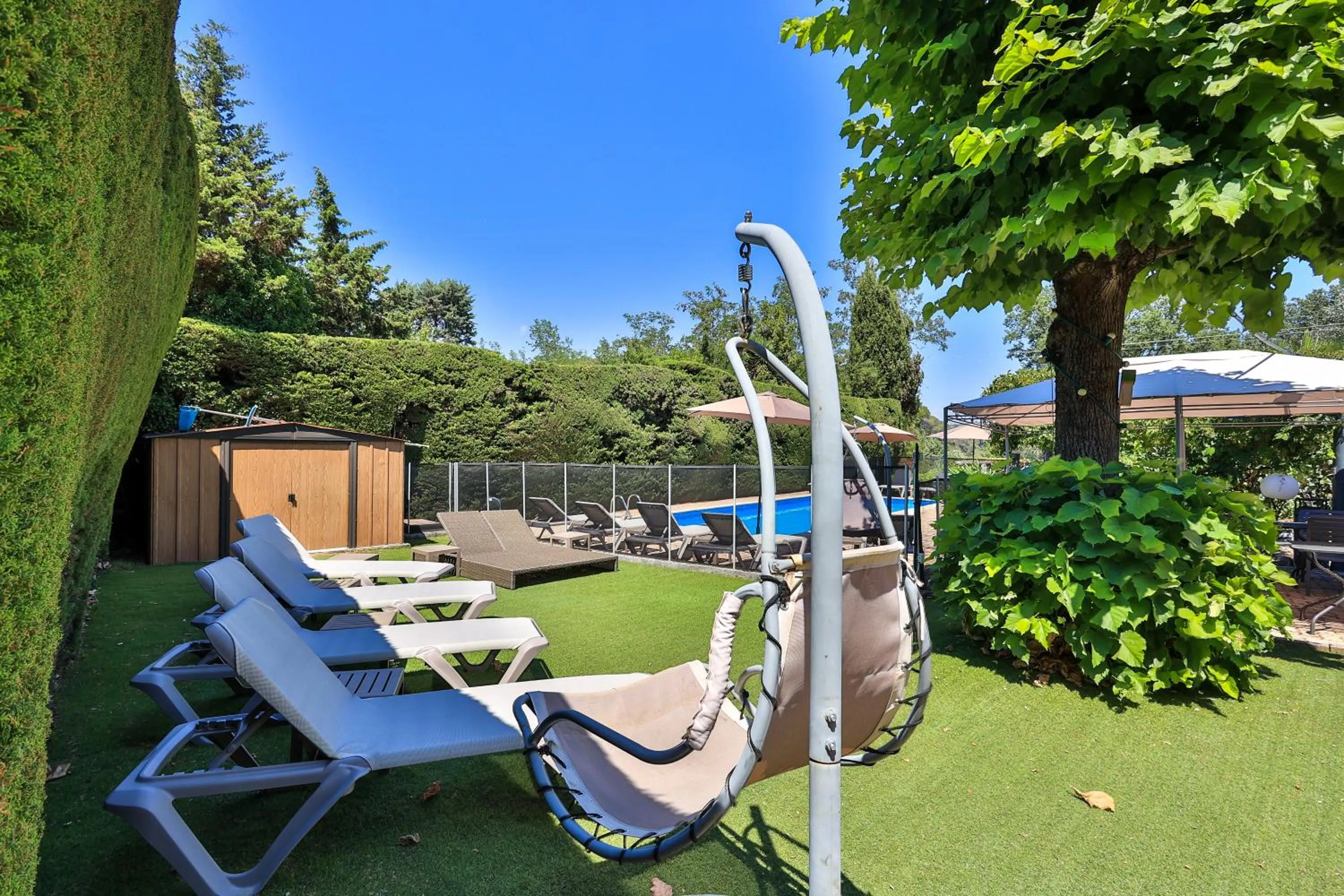 Balcony/Terrace in Hotel Cayrons Vence & St Paul de Vence