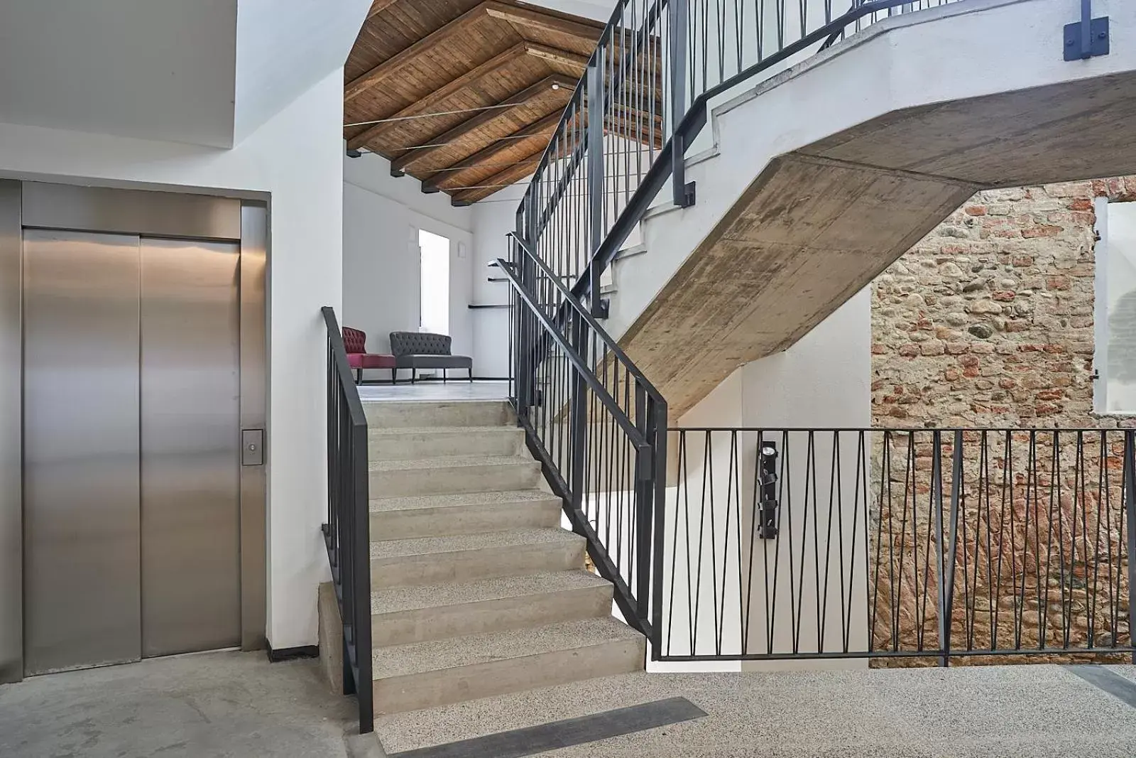 Living room in Hotel Cascina Fossata & Residence Living room in Hotel Cascina Fossata & Residence