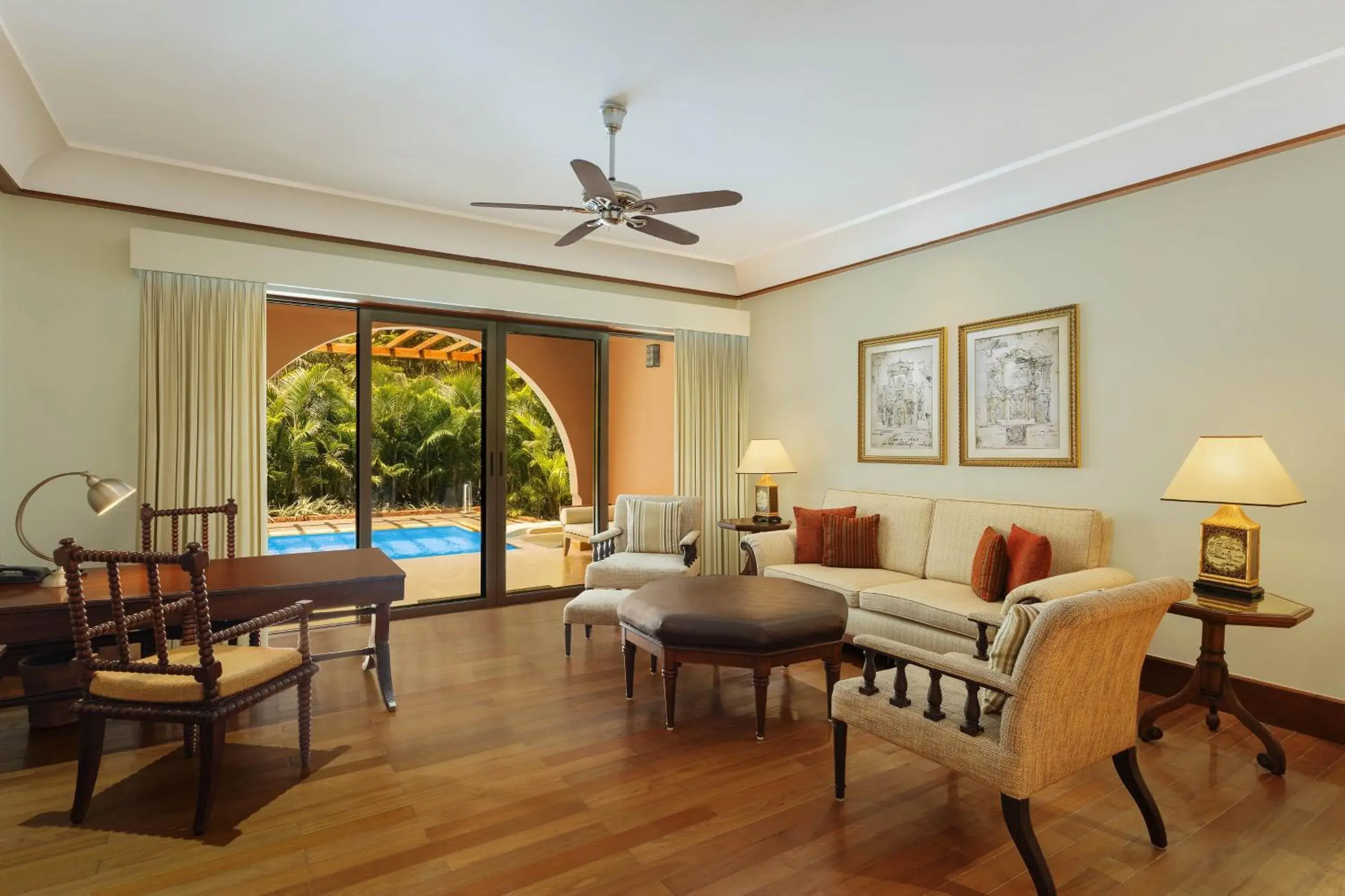 Swimming pool, Seating Area in ITC Grand Goa, a Luxury Collection Resort & Spa, Goa