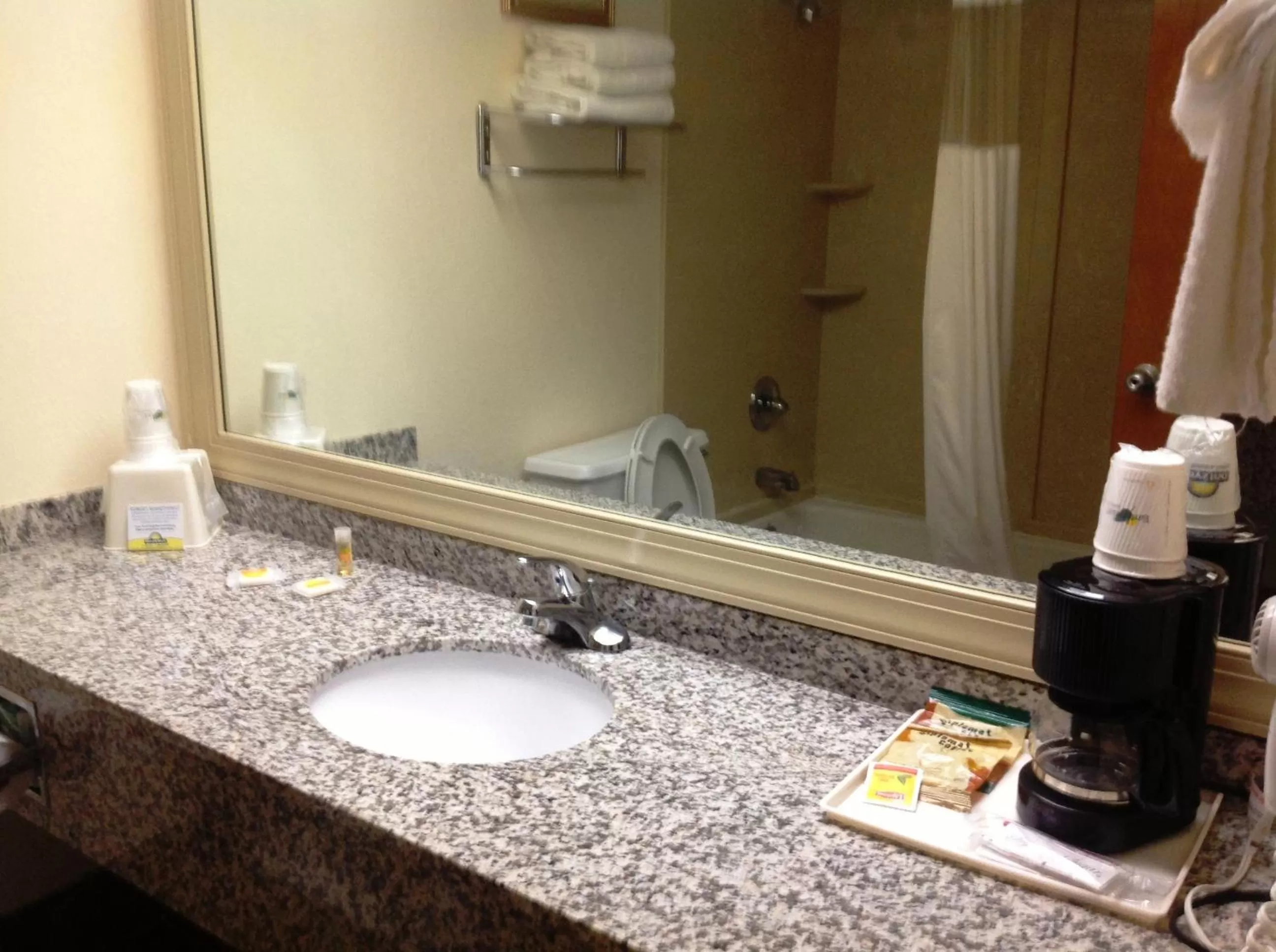 Bathroom in Days Inn by Wyndham Fayetteville-South/I-95 Exit 49