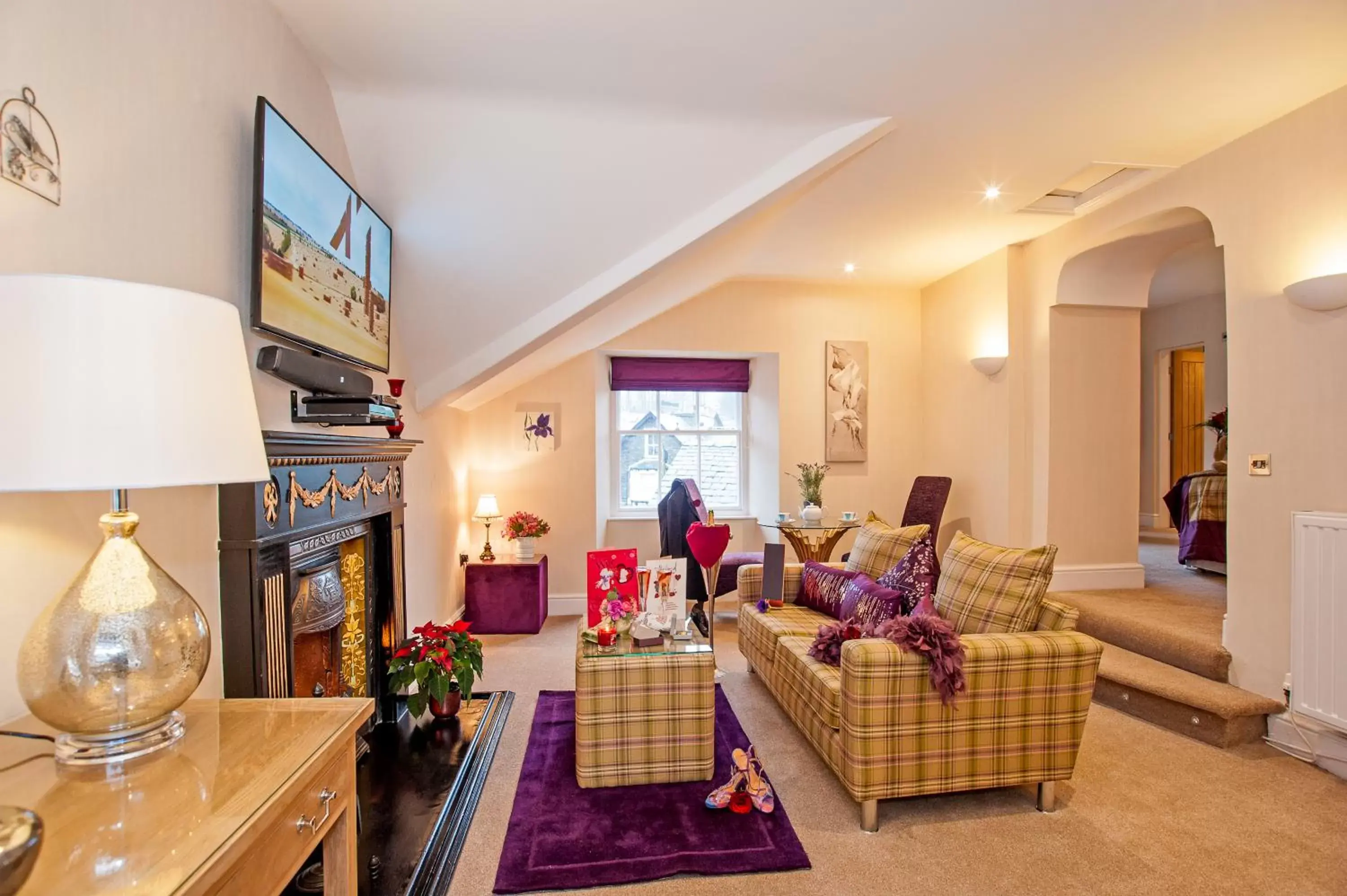 Living room in Windermere Boutique Hotel