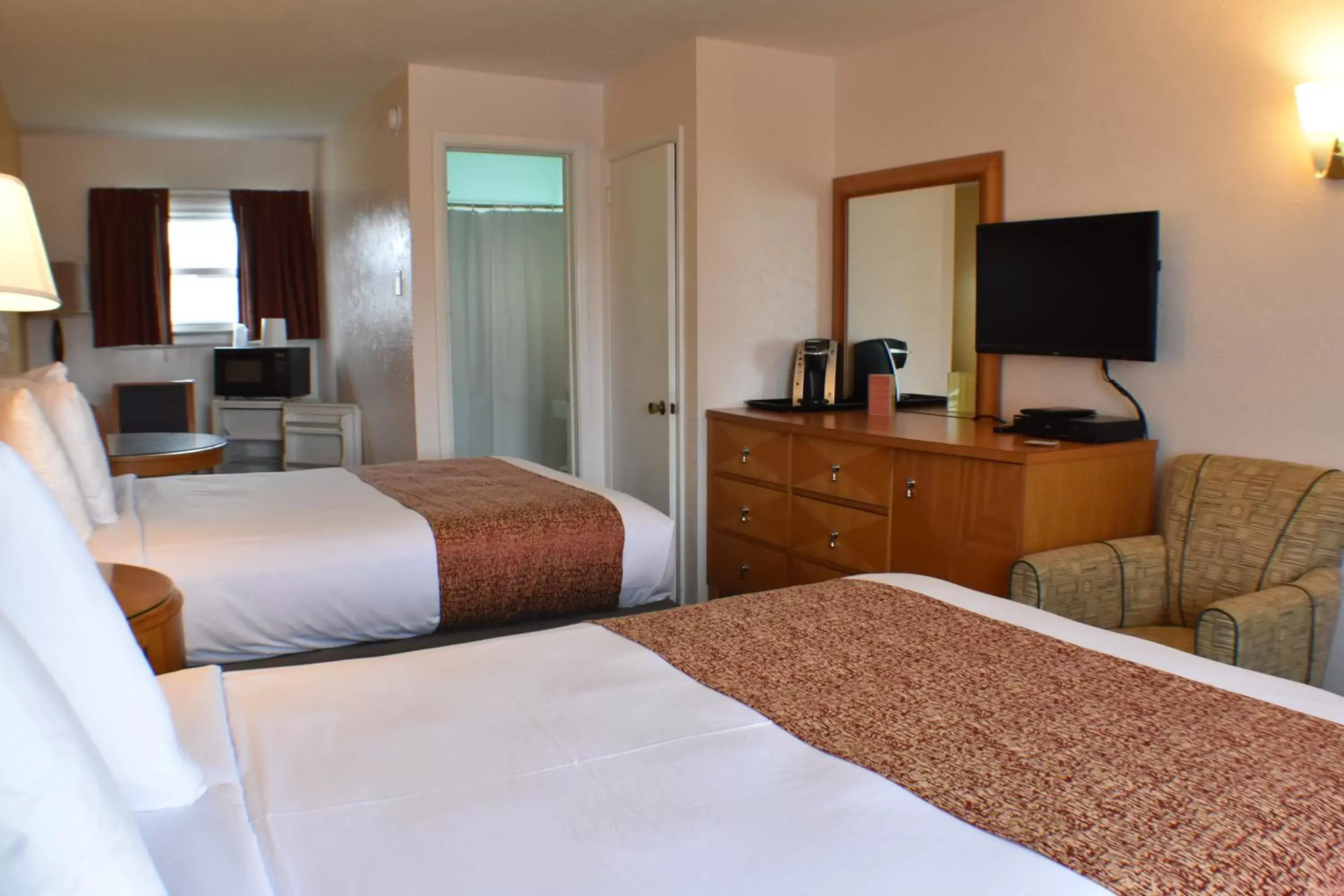 Bed in Blue Water Motel Bed in Blue Water Motel