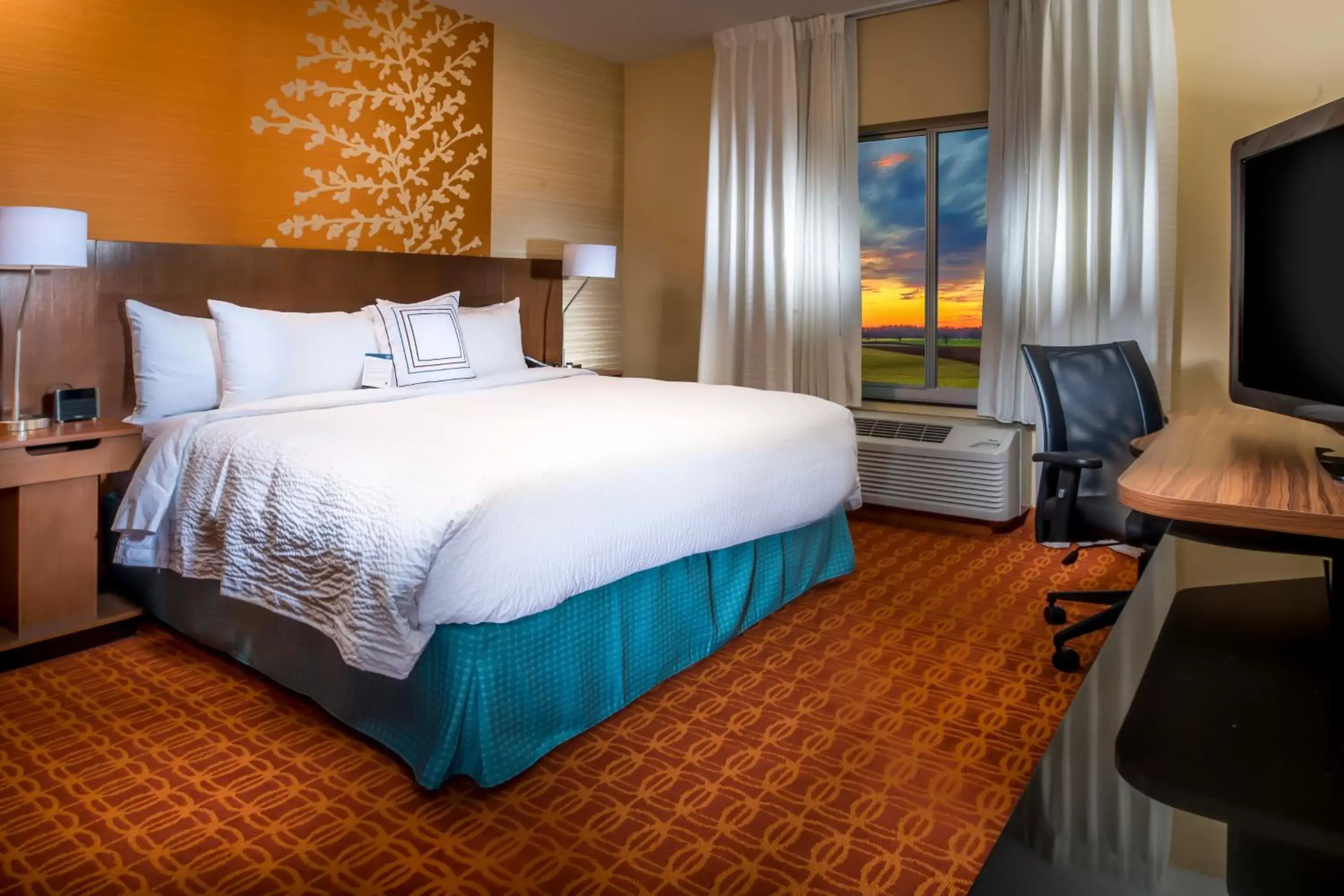 Bed in Fairfield Inn & Suites by Marriott Twin Falls