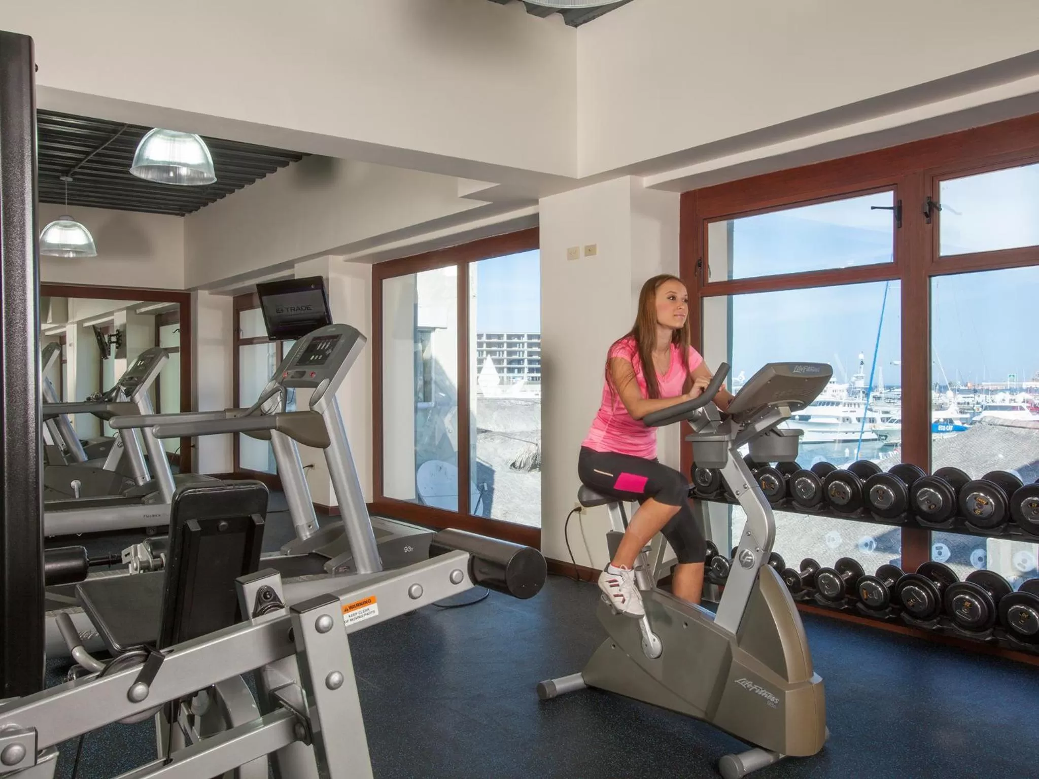 Fitness centre/facilities in Hotel Tesoro Los Cabos