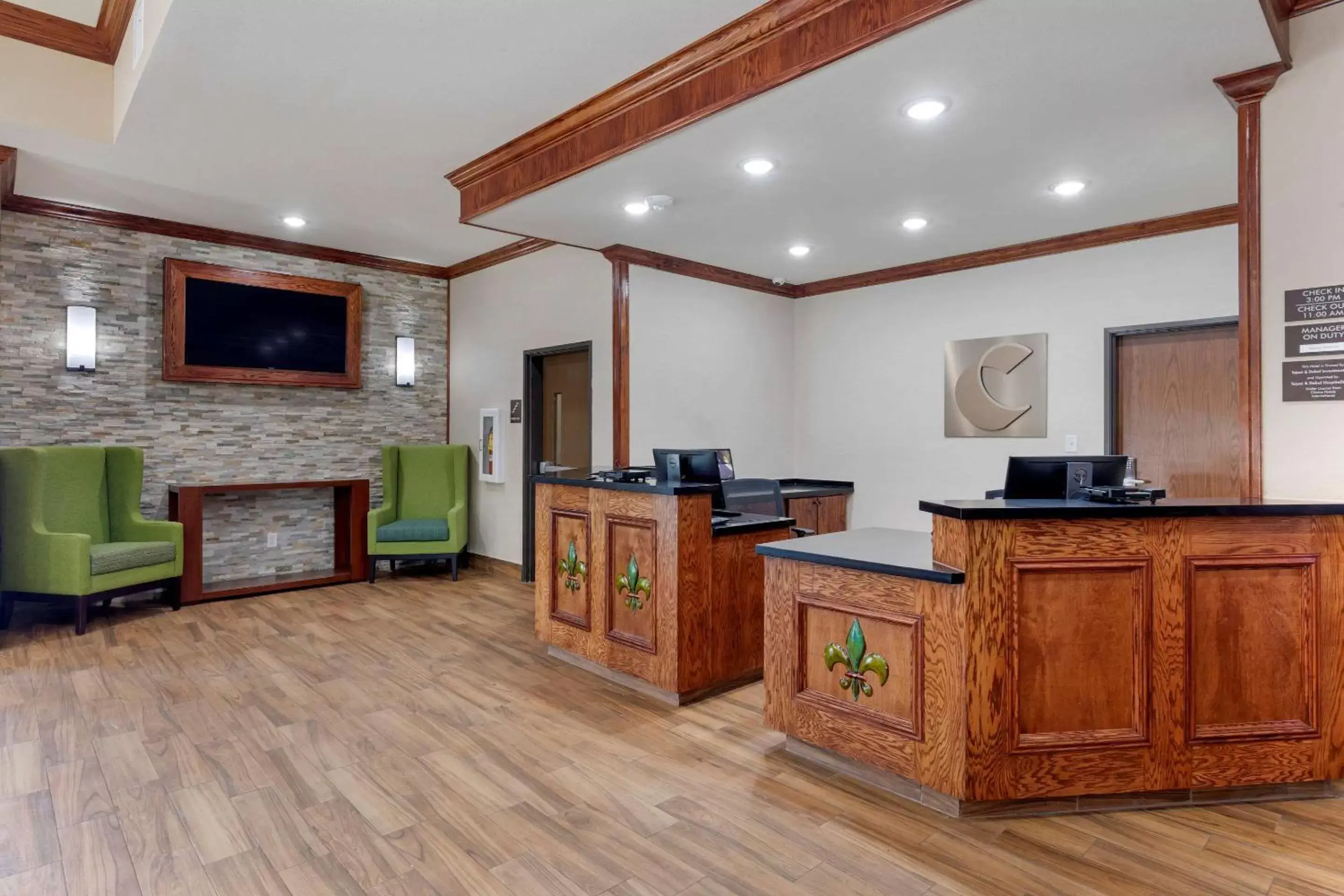 Lobby or reception in Comfort Suites West Monroe near Ike Hamilton Expo Center Lobby or reception in Comfort Suites West Monroe near Ike Hamilton Expo Center