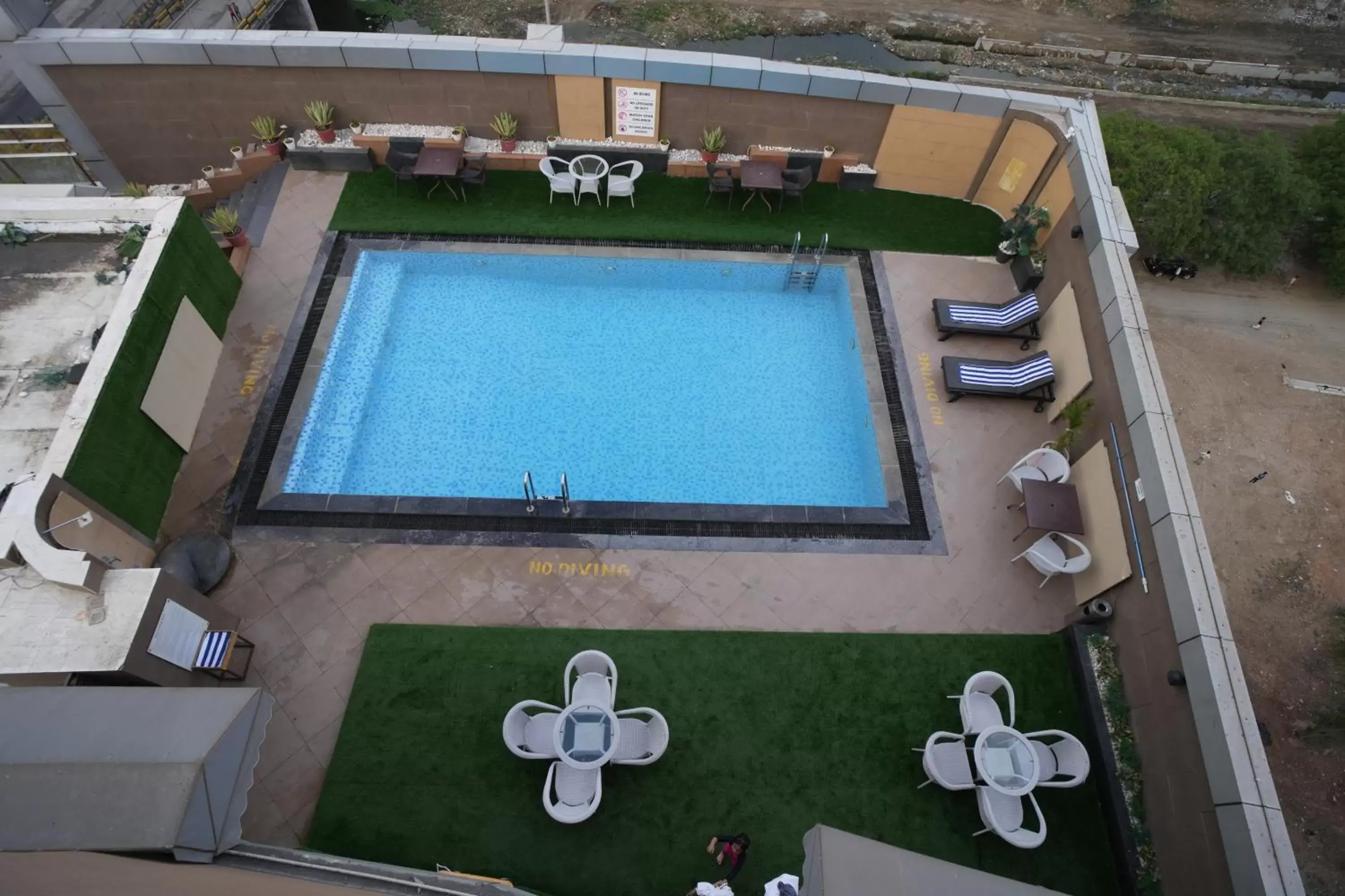 Pool View in Radisson Udaipur