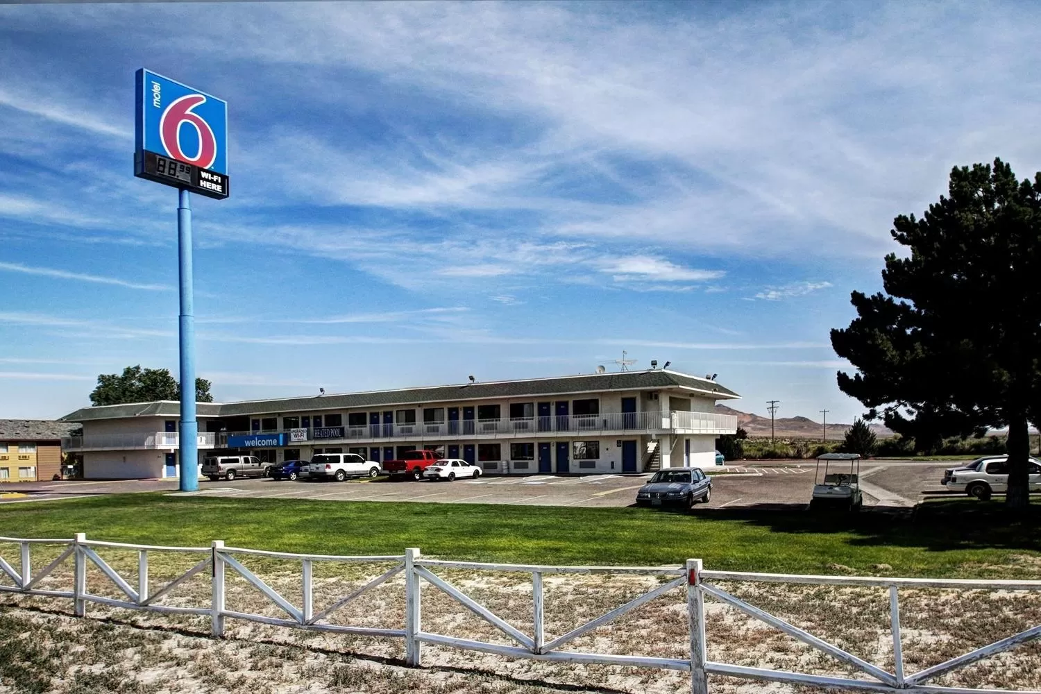 Property building in Motel 6 Wells