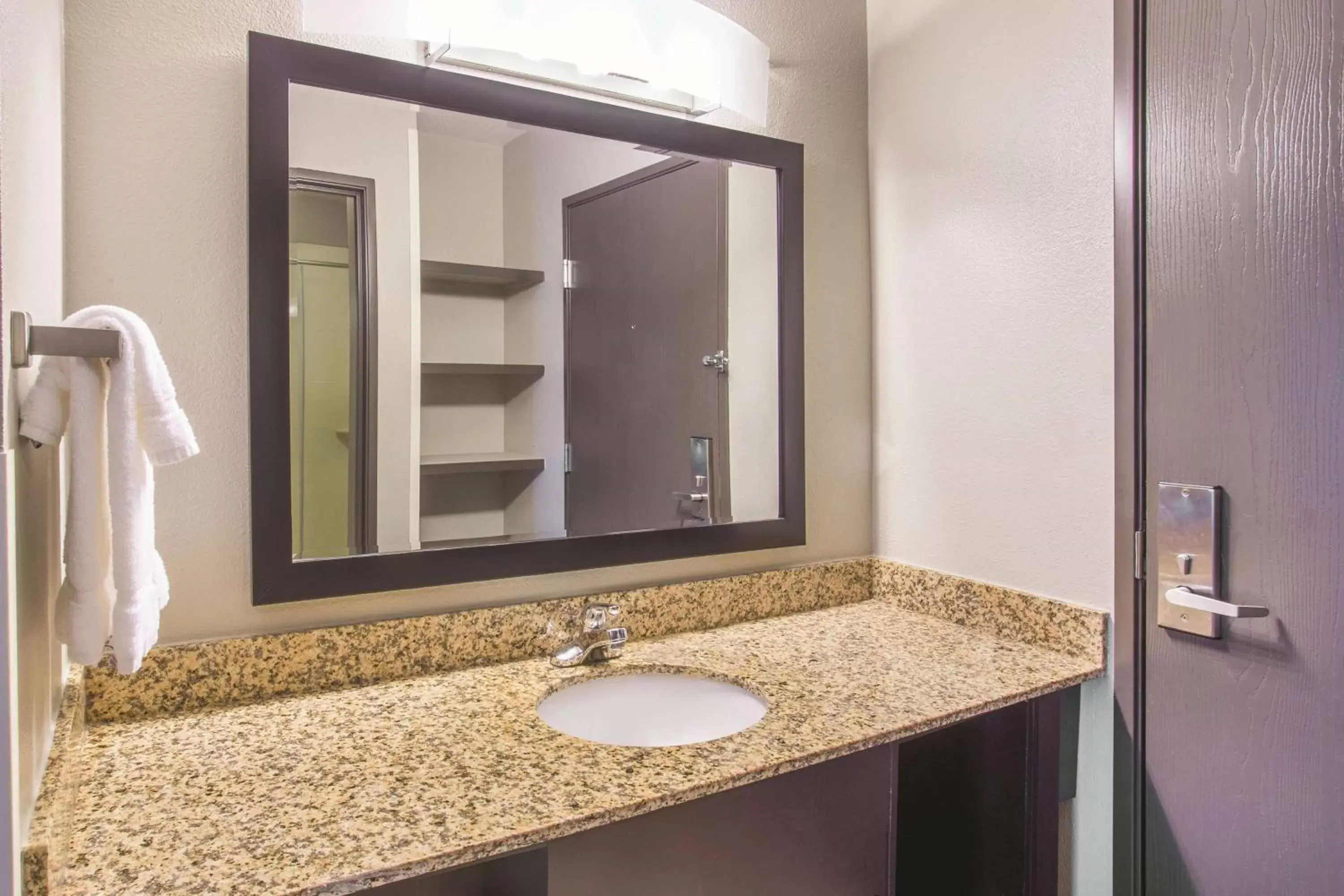 Photo of the whole room, Bathroom in La Quinta by Wyndham O'Fallon, IL - St. Louis
