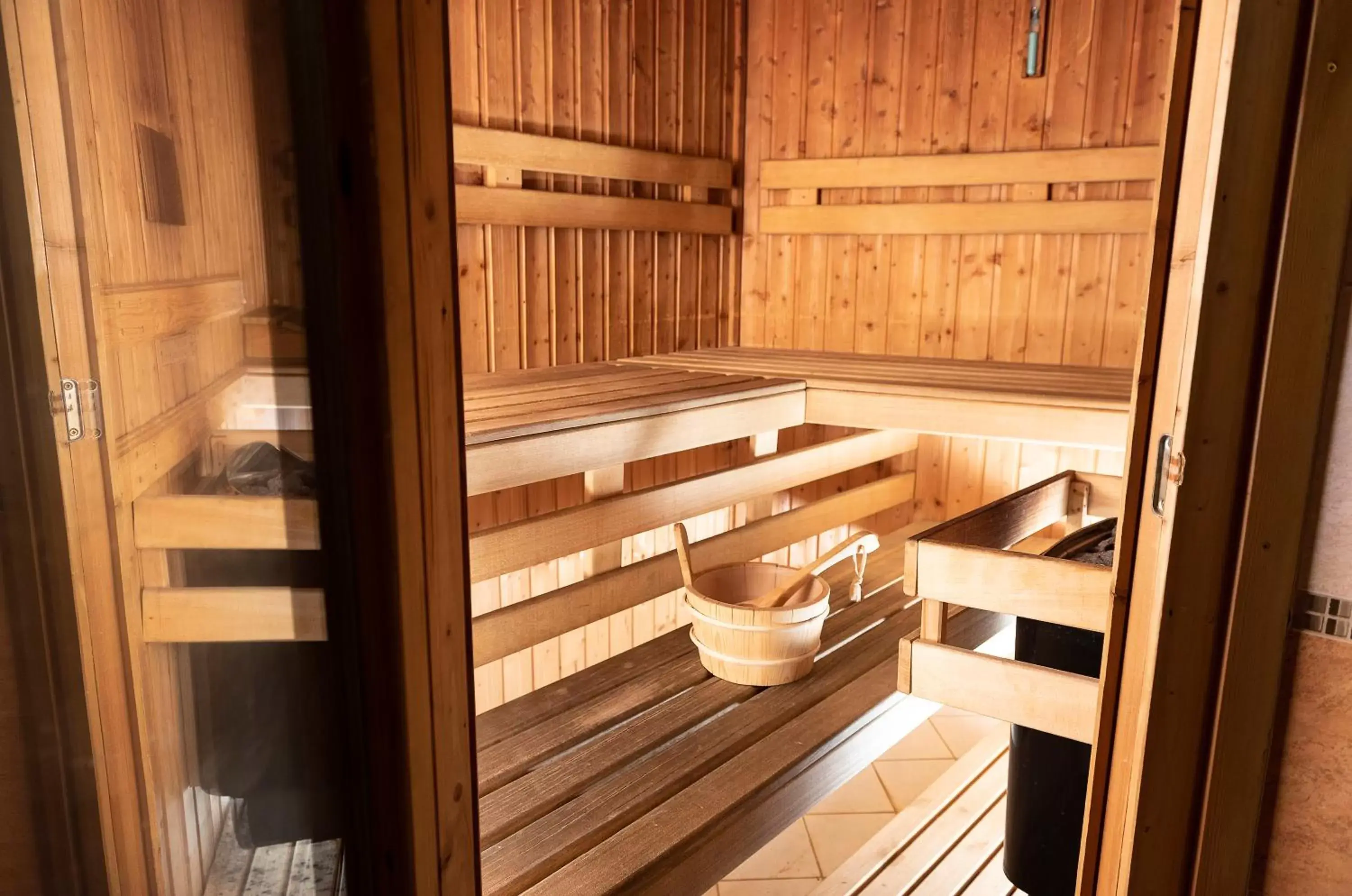 Sauna in The Three Corners Hotel Art Superior