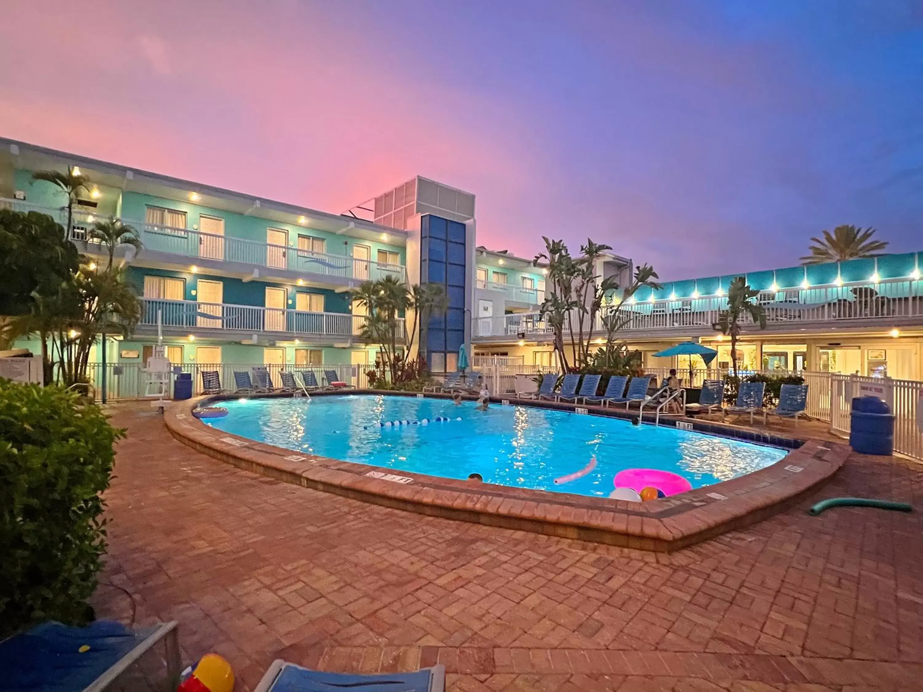 Night, Swimming Pool in Bilmar Beach Resort