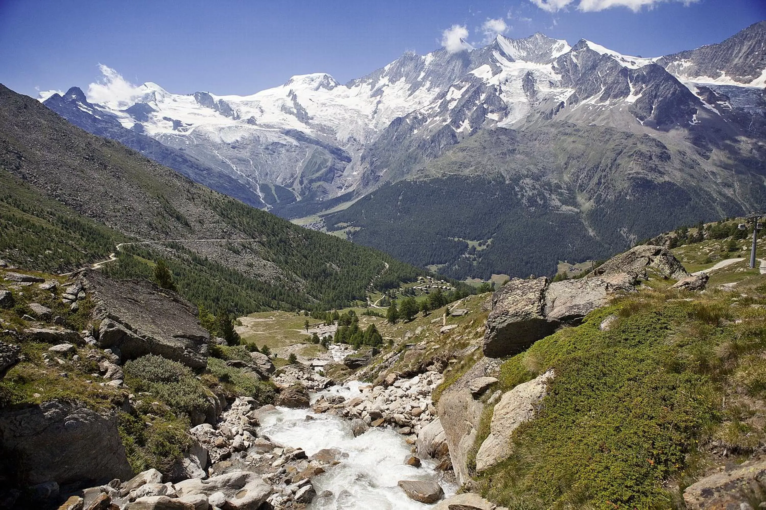 Hiking, Natural Landscape in The Capra Saas-Fee