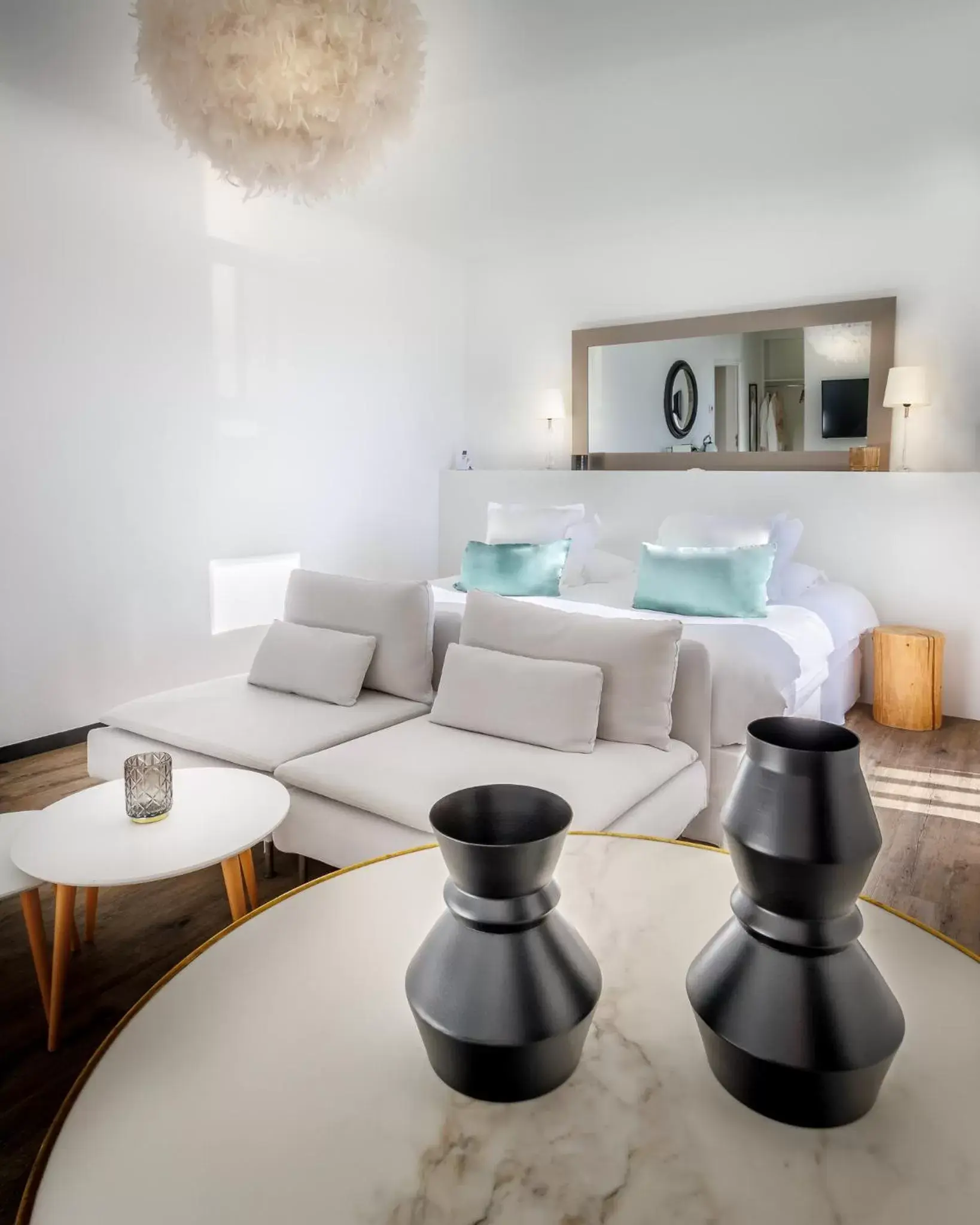 Living room in Belfry & Spa by Ligne St Barth