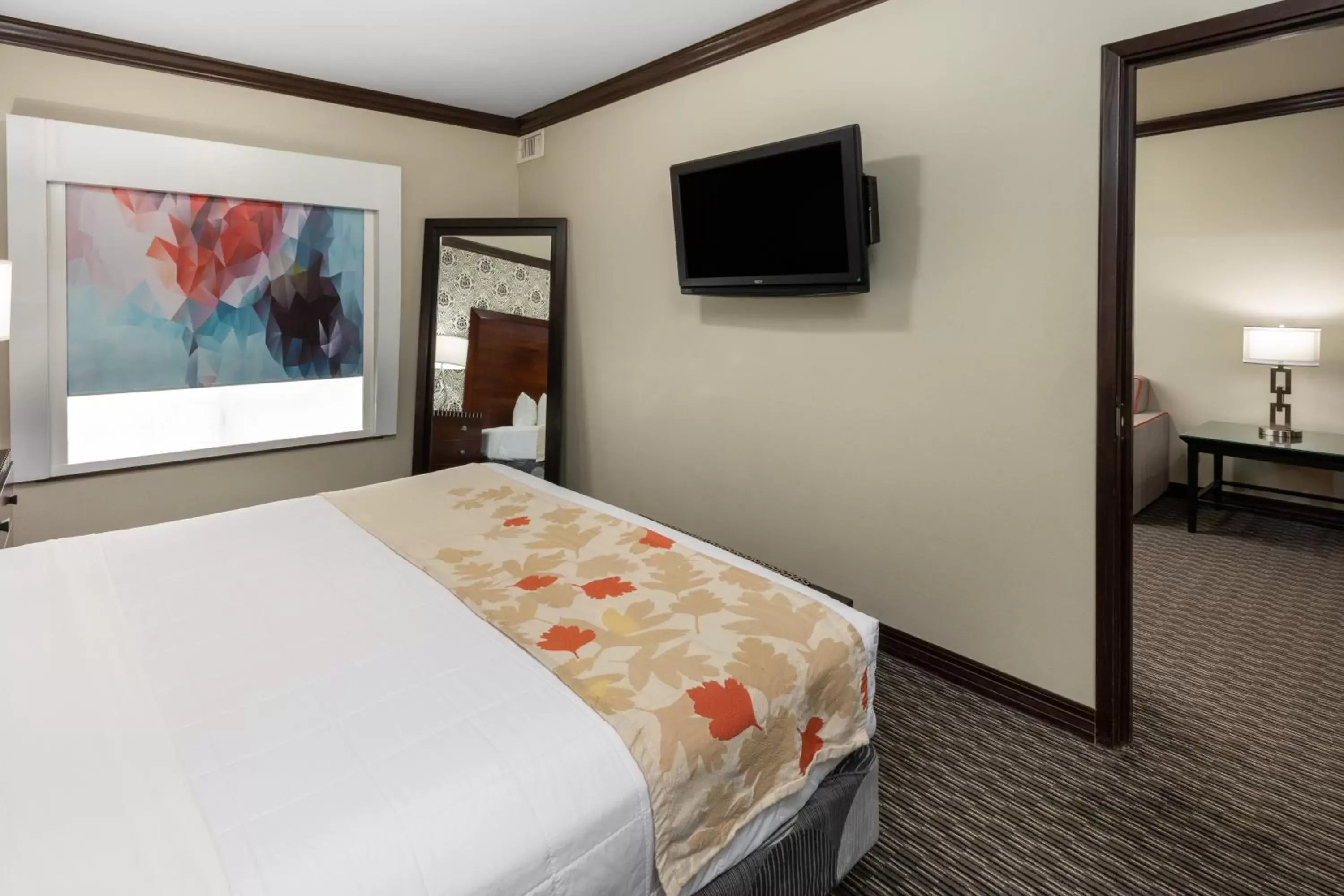 Bed in Hawthorn Suites by Wyndham Lubbock