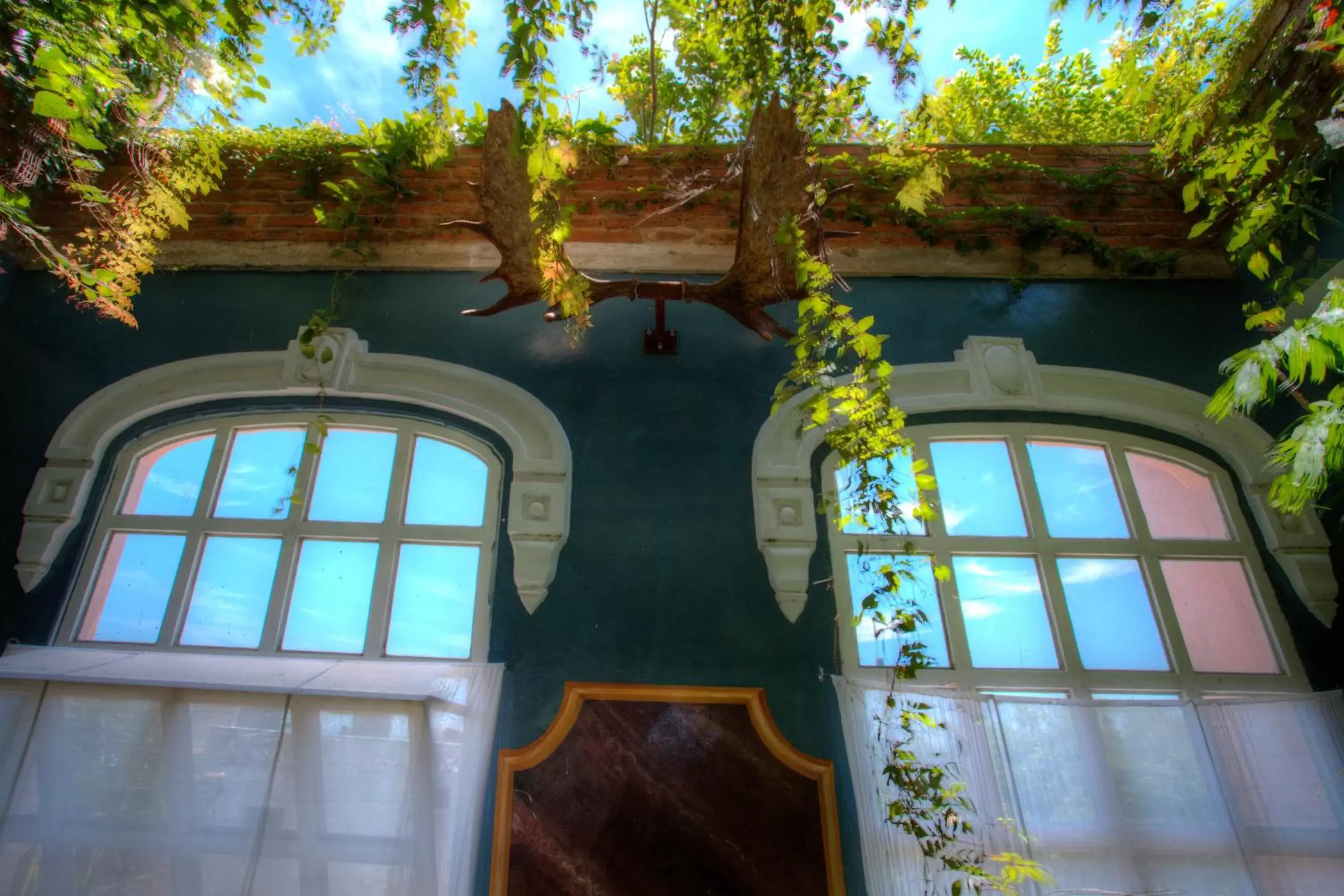 Decorative detail, Pool View in Hotel Boutique Rivera Del Rio