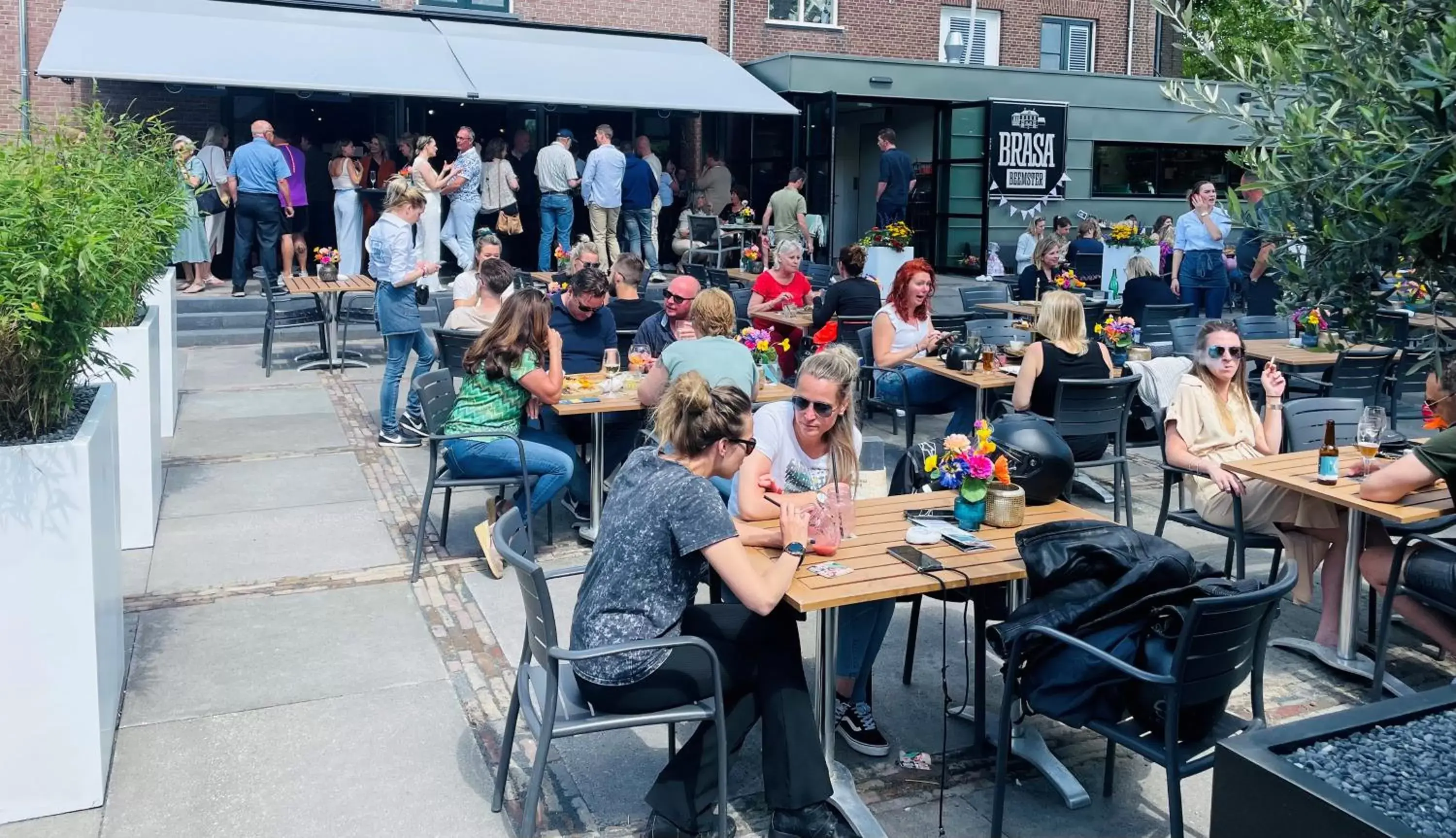 Balcony/Terrace in Boutique Hotel Brasa Beemster