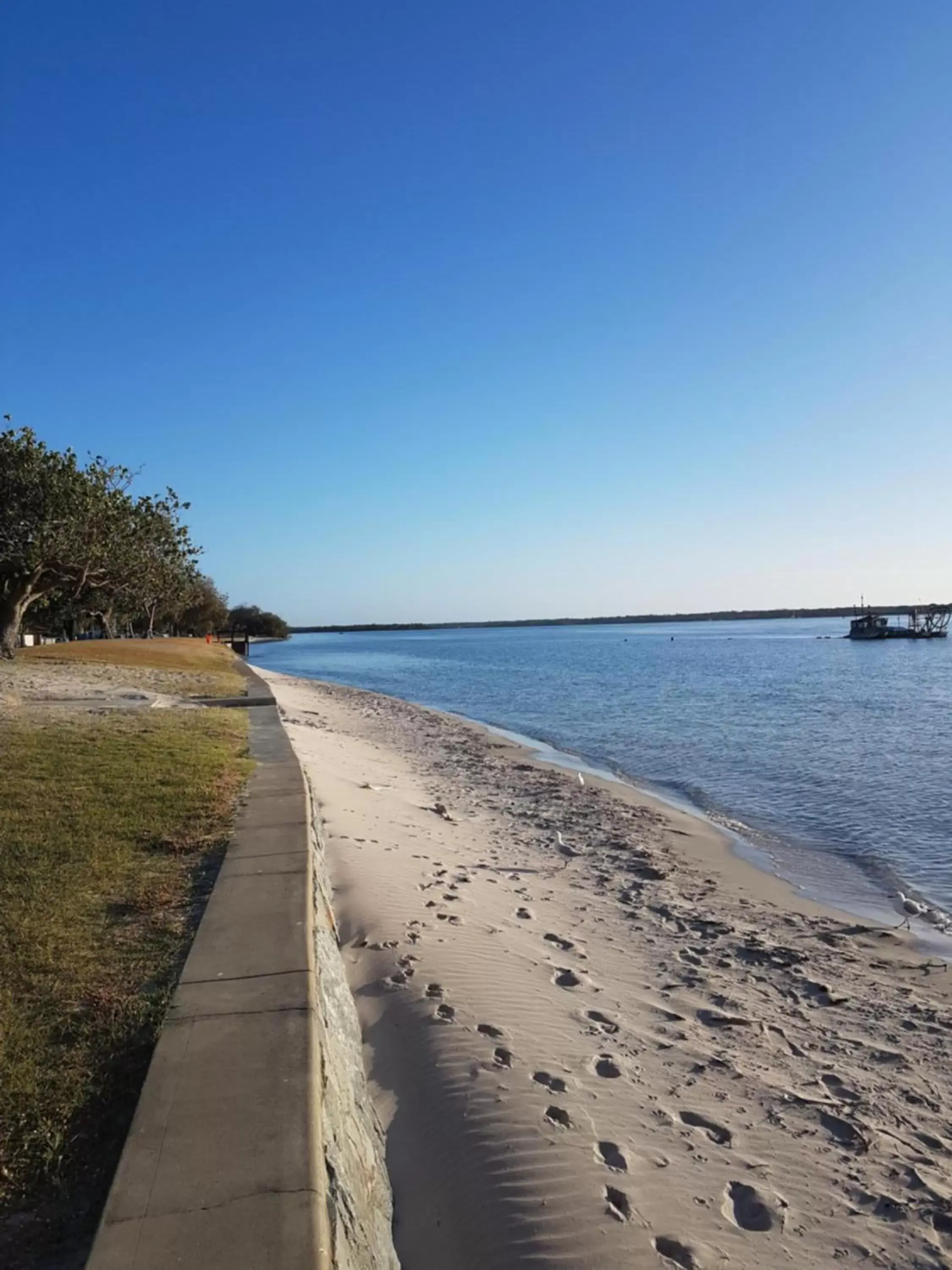 Beach in Bayview Waters Apartments