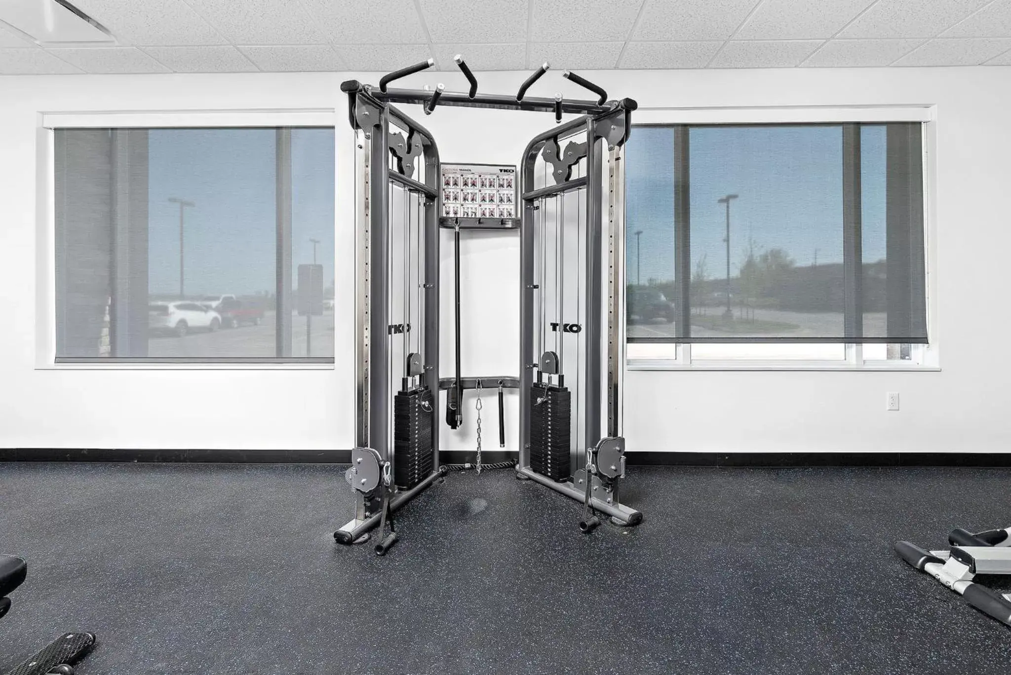 Fitness centre/facilities, Fitness Center/Facilities in Holiday Inn Express Kansas City North Parkville, an IHG Hotel