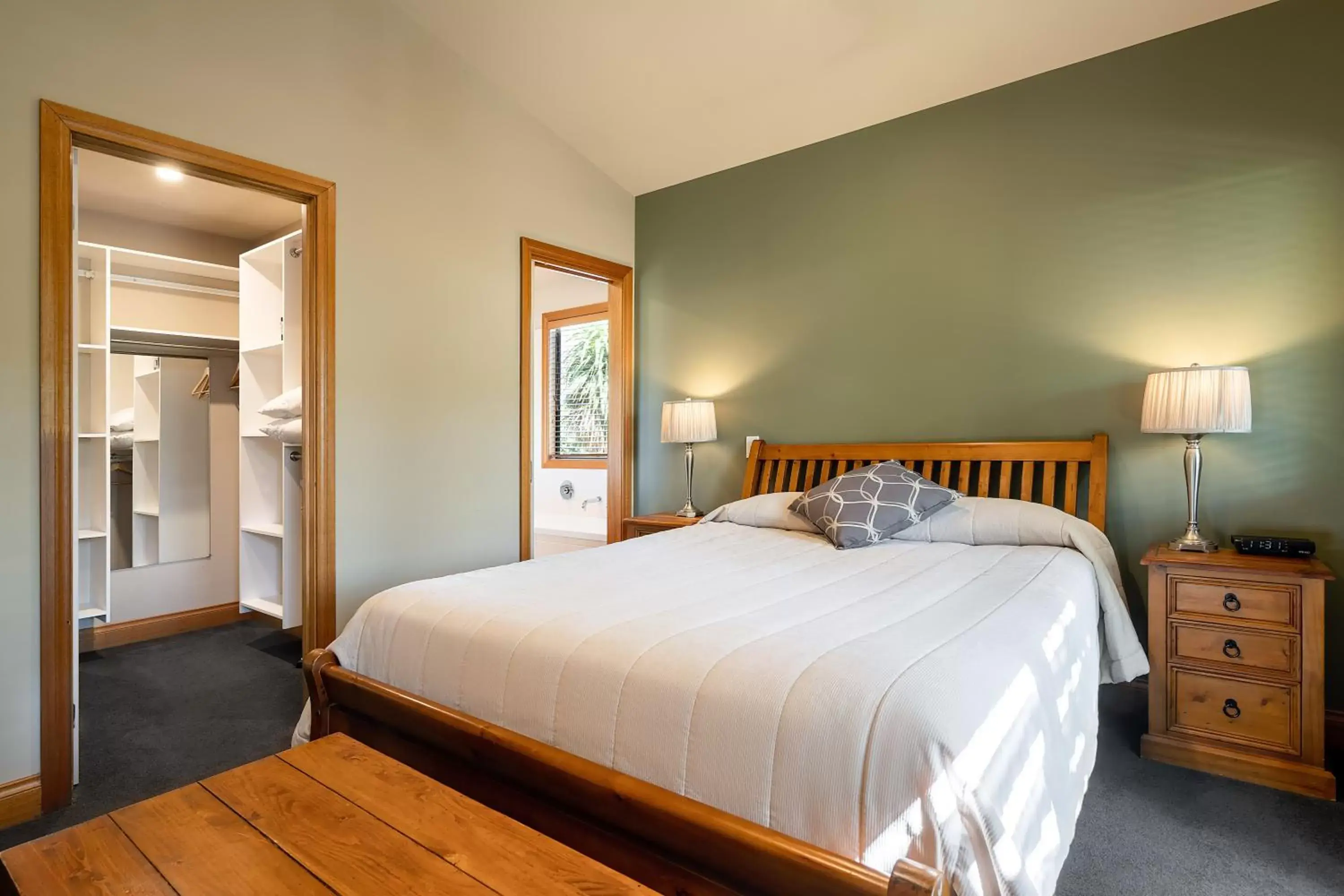 Bed in Wanaka Luxury Apartments