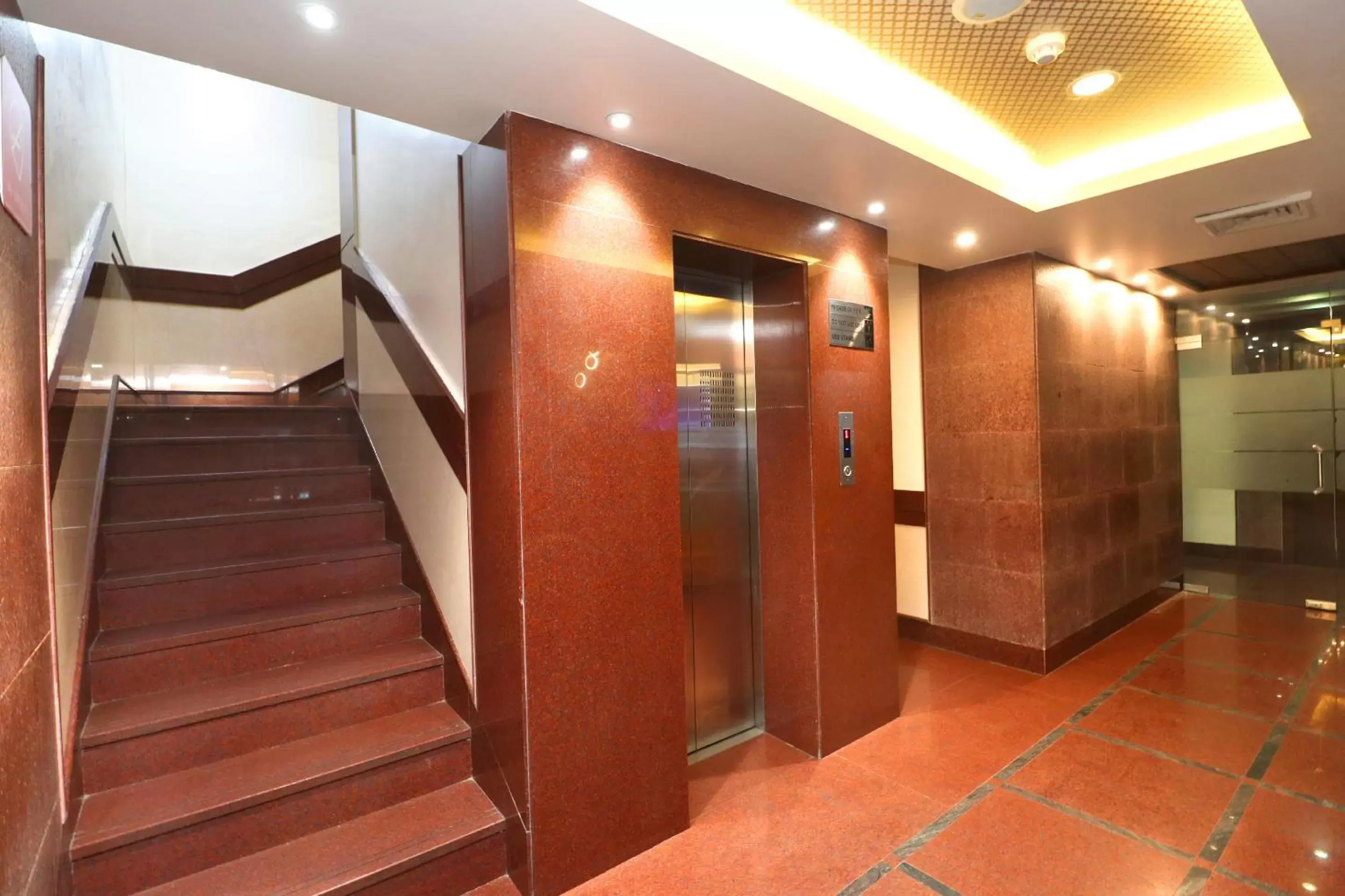 Lobby or reception in Hotel Leela Grande