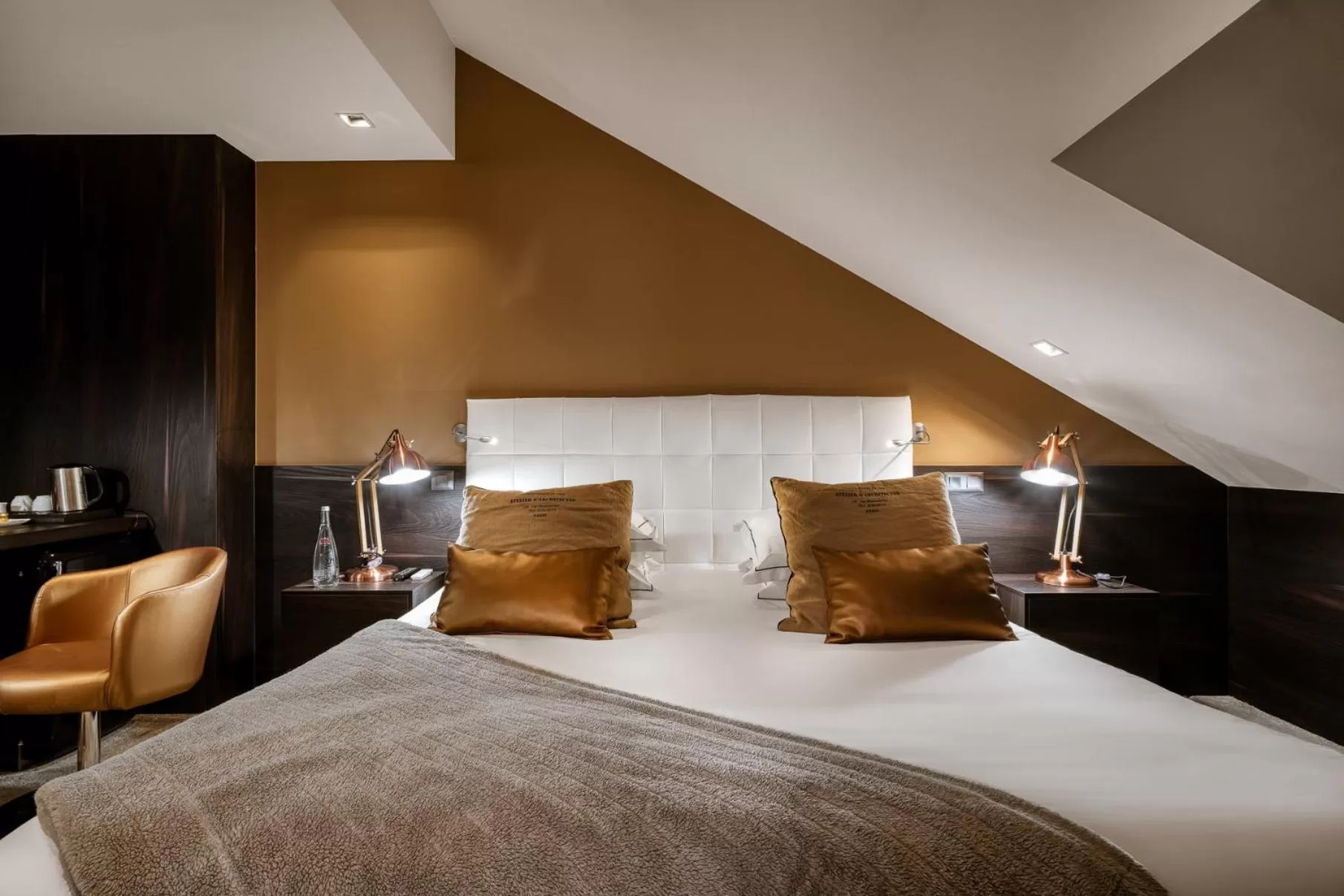 Bed in Hotel Le Tremplin