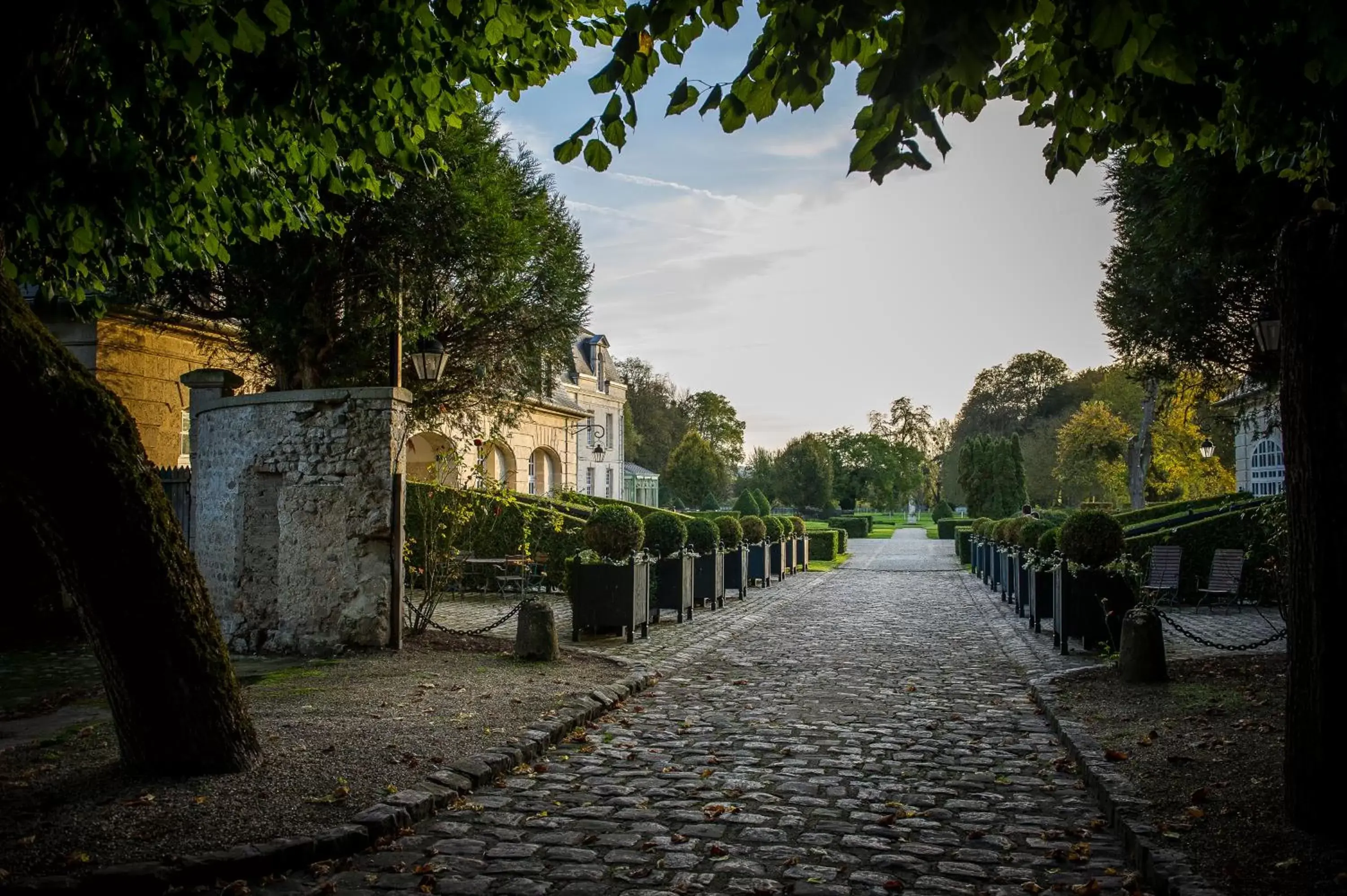 Patio in Château de Courcelles