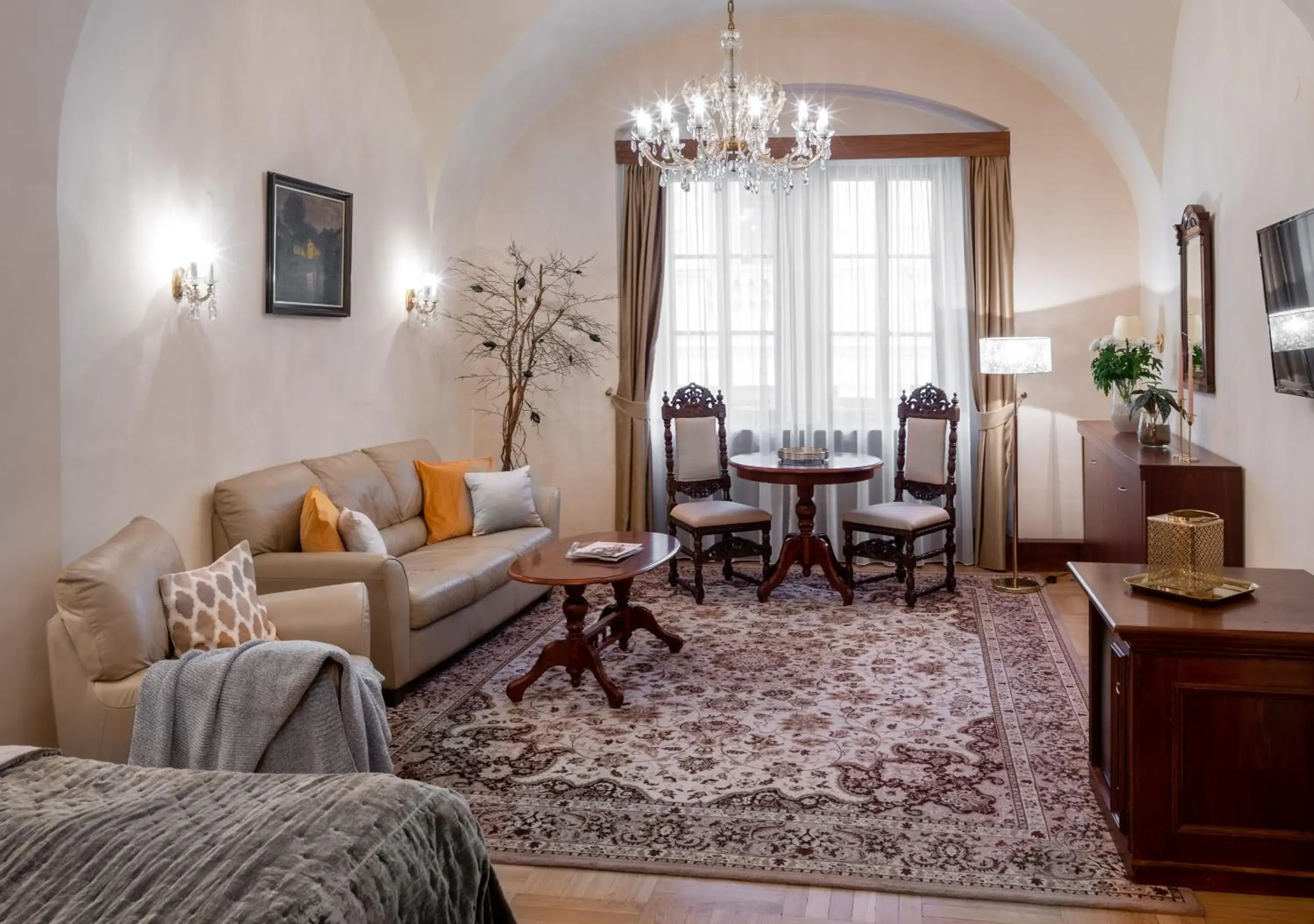 Bedroom, Seating Area in Aurus Hotel by Prague Residences