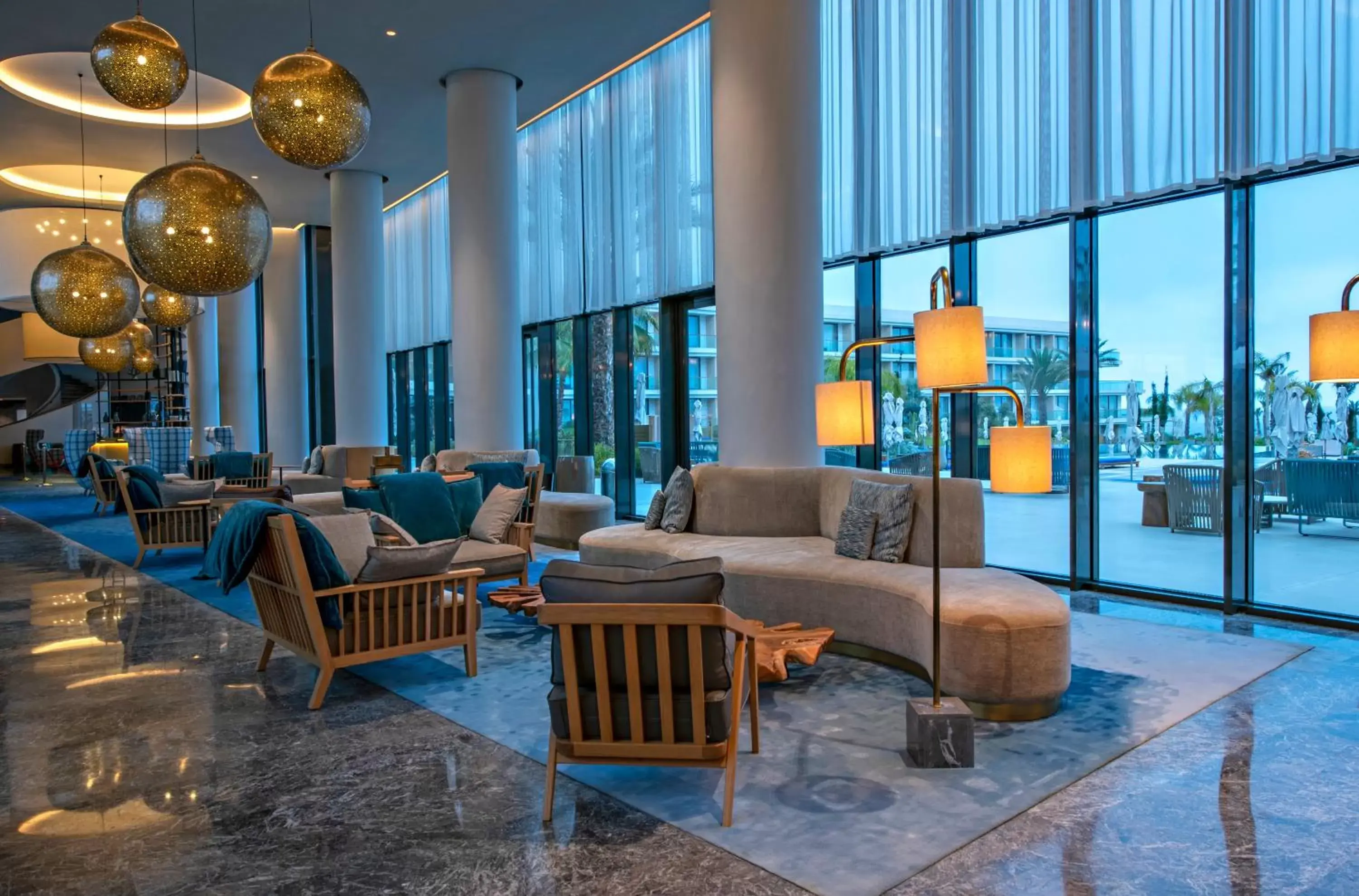 Lobby or reception in Hyatt Regency Taghazout Lobby or reception in Hyatt Regency Taghazout