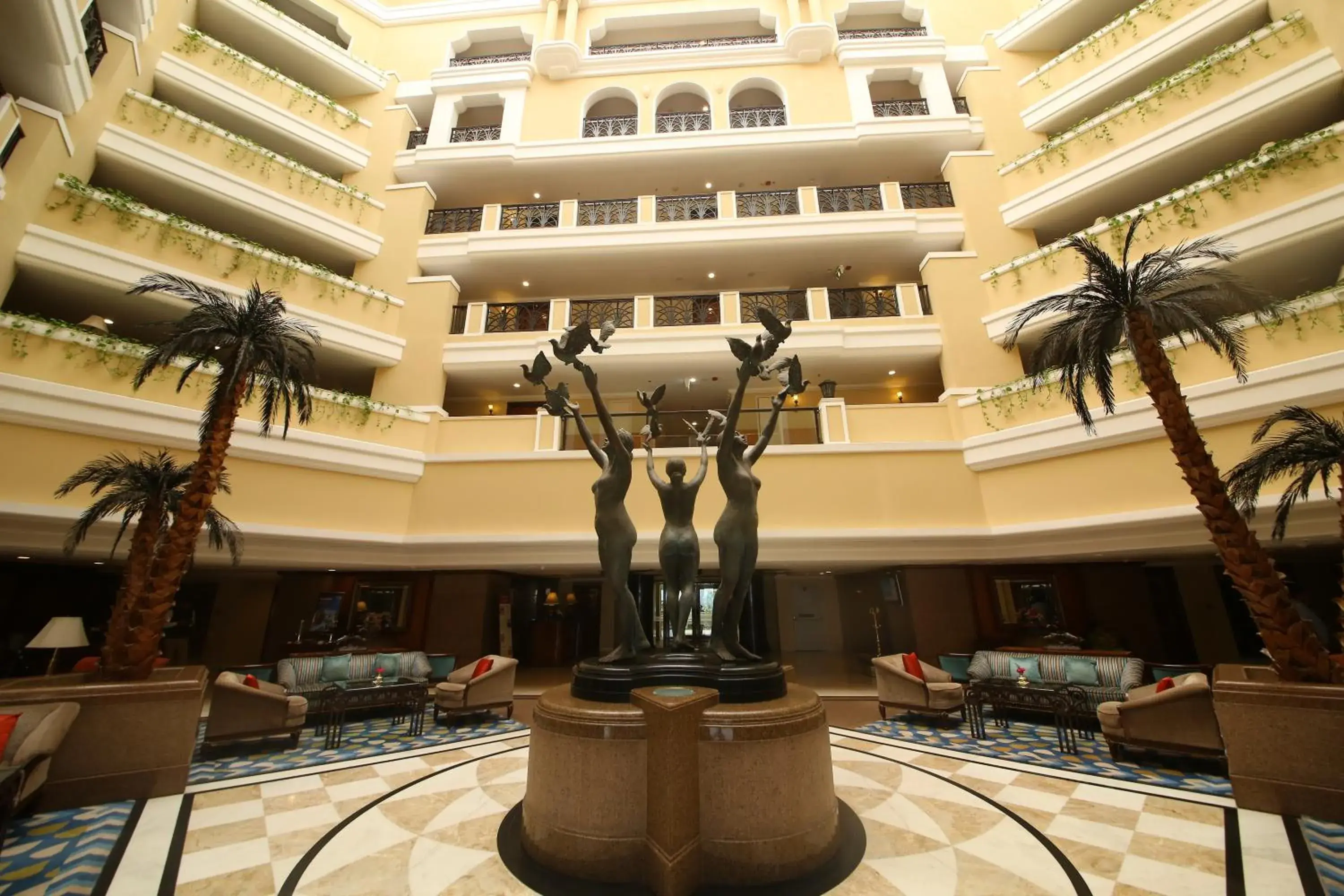 Lobby or reception in Welcomhotel by ITC Hotels, Devee Grand Bay, Visakhapatnam