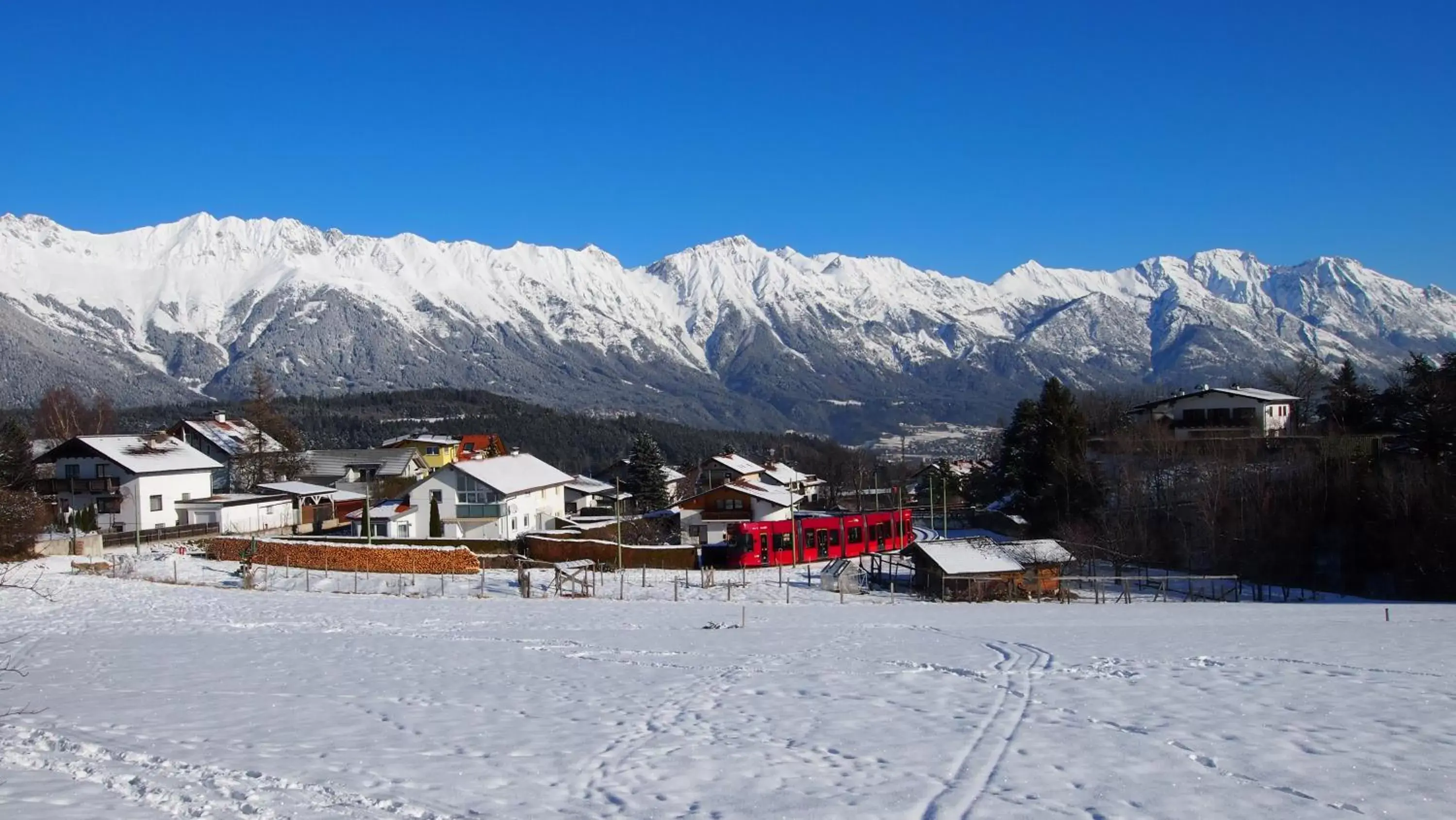 Mountain view, Winter in Hotel Sonnhof