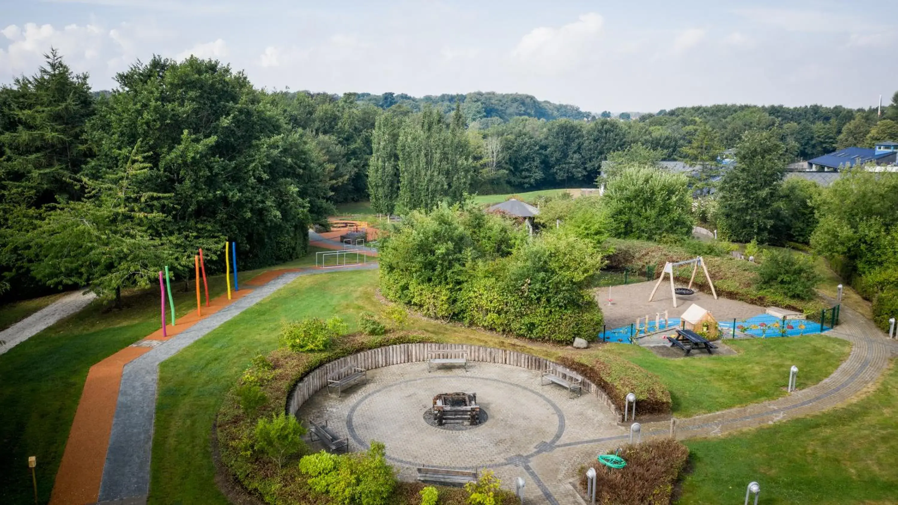 Natural landscape, Pool View in Fuglsangcentret Hotel