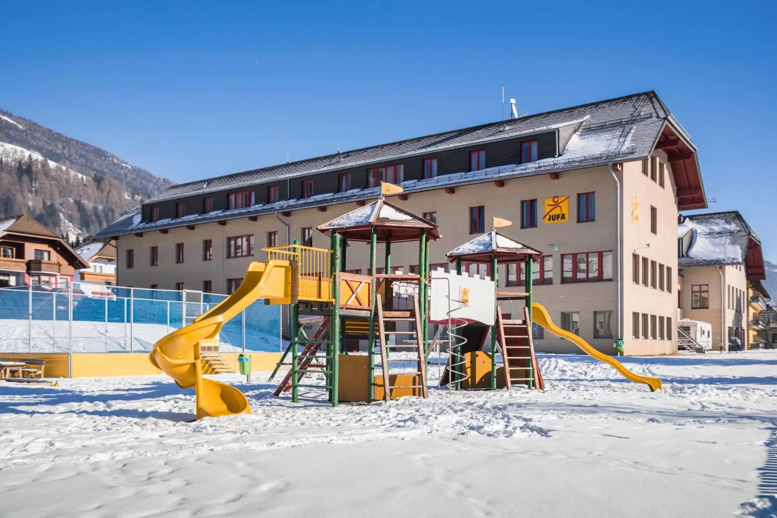 Property building, Winter in JUFA Hotel Lungau