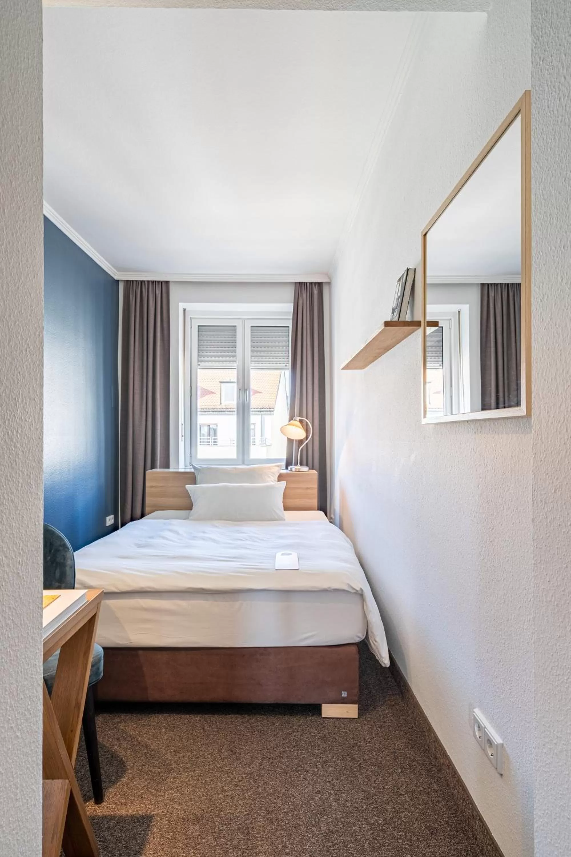 Bed in Hotel Stachus