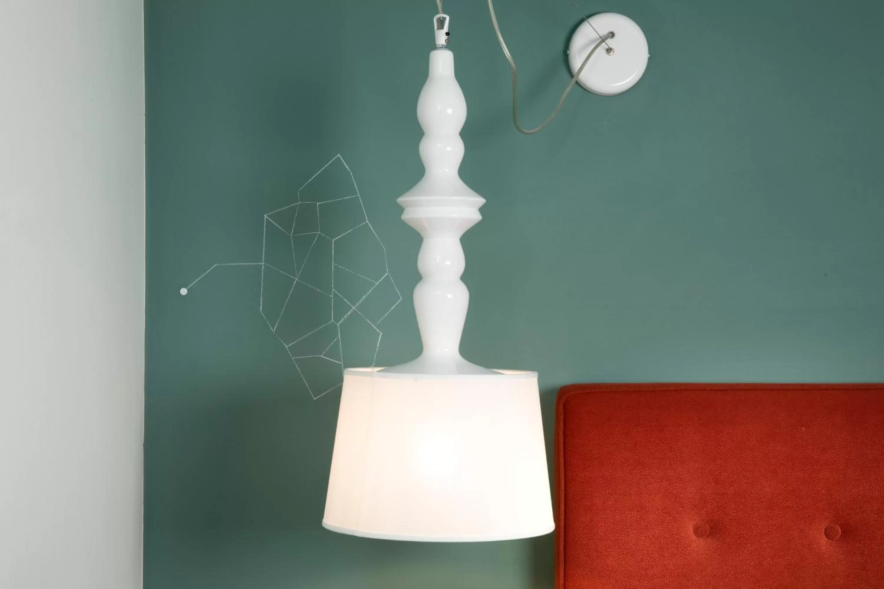 Decorative detail in Hôtel Marais Hôme