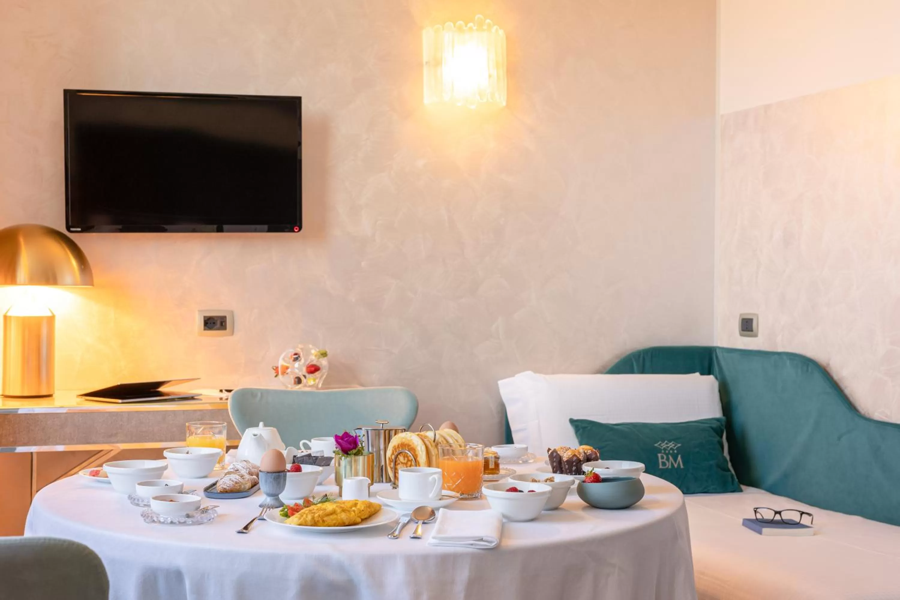 Bed in Bianca Maria Palace Hotel