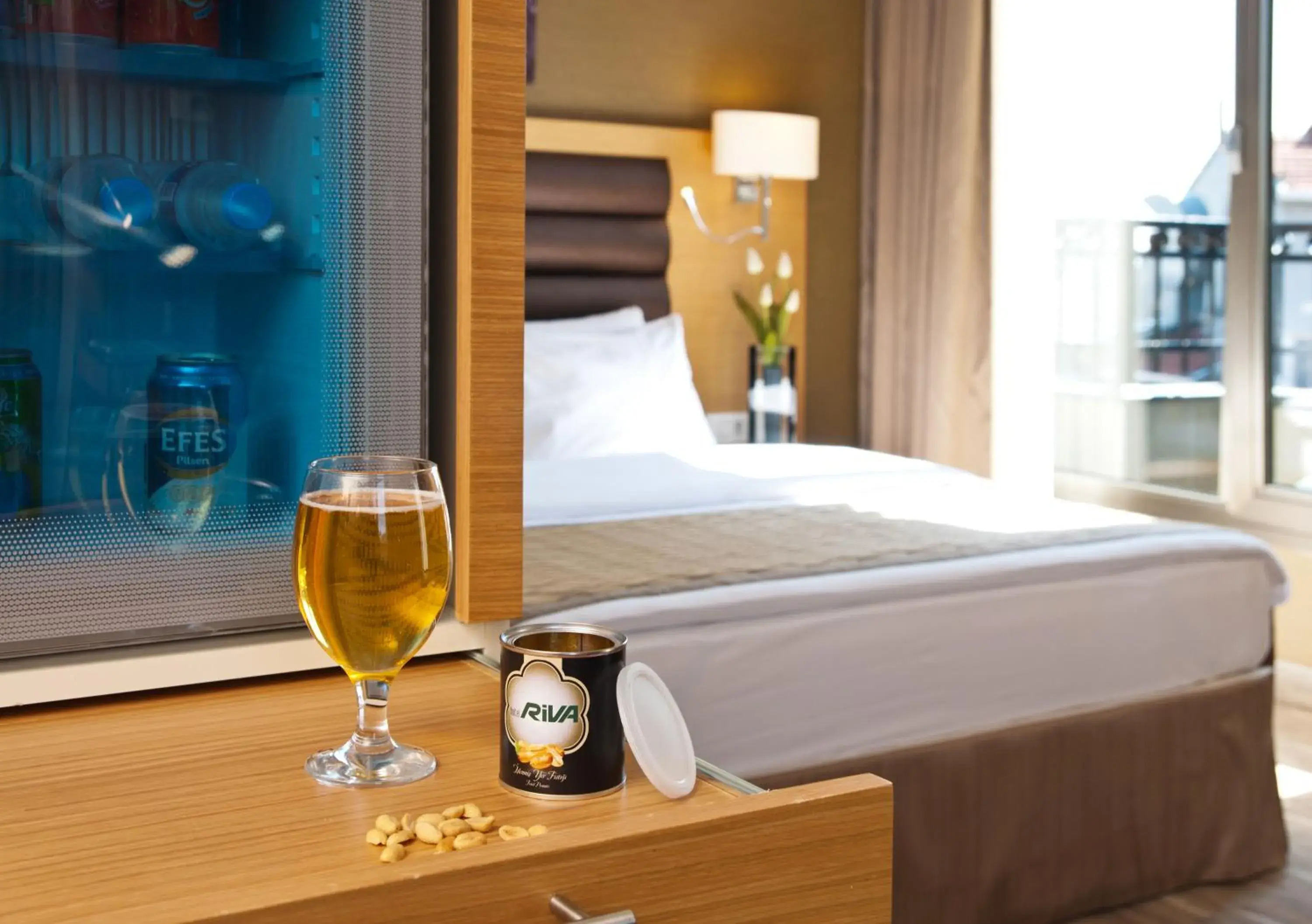 Bed, Drinks in Riva Hotel Taksim