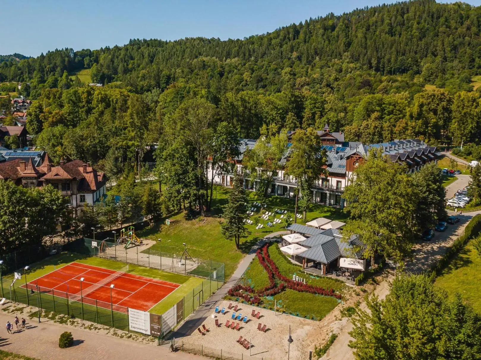 Property building, Bird's-eye View in Szczawnica Park Resort & Spa