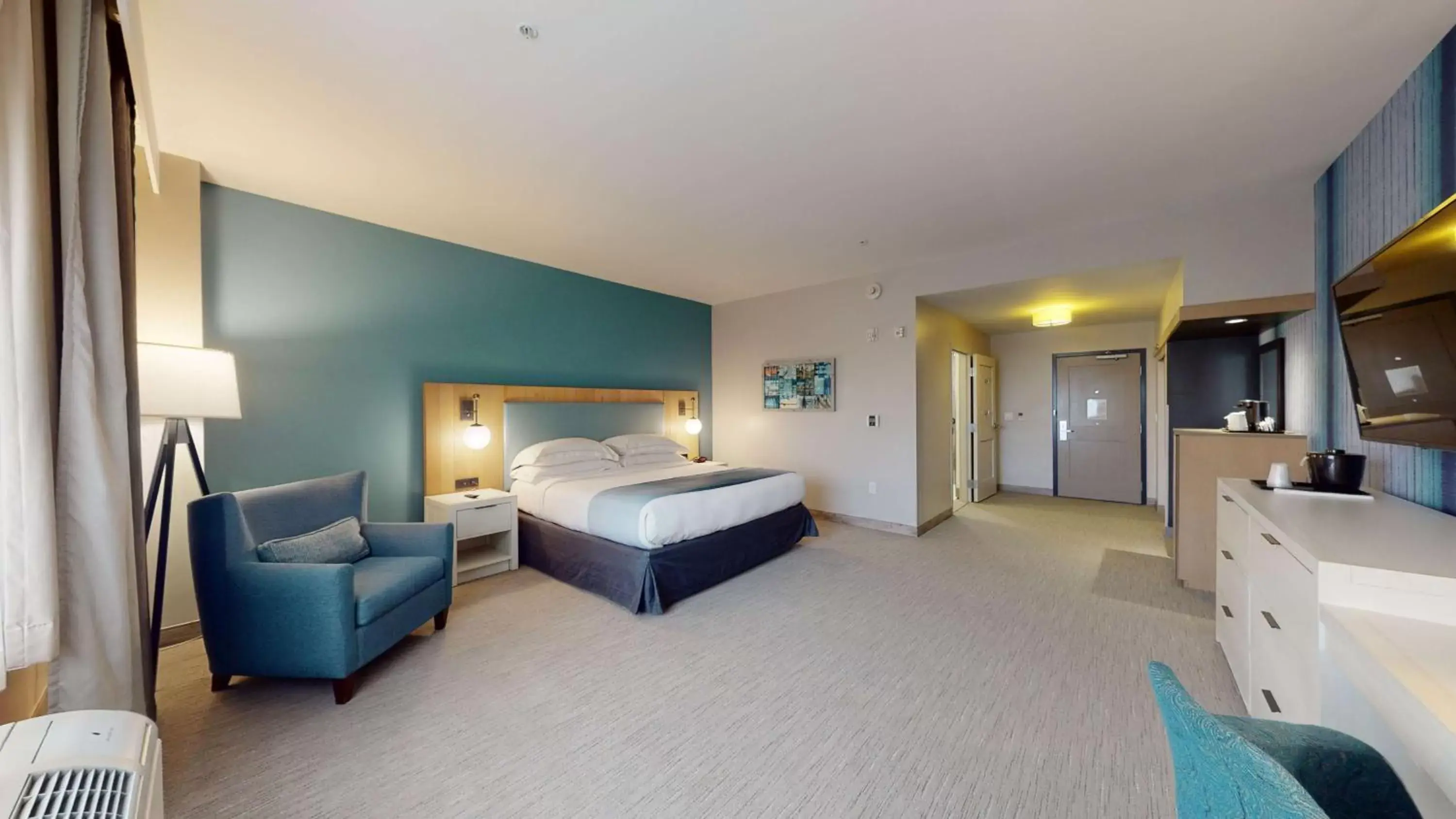 King Studio Suite with Roll-in Shower - Mobility/Hearing Access in SunCoast Hotel Anaheim, Tapestry Collection by Hilton King Studio Suite with Roll-in Shower - Mobility/Hearing Access in SunCoast Hotel Anaheim, Tapestry Collection by Hilton