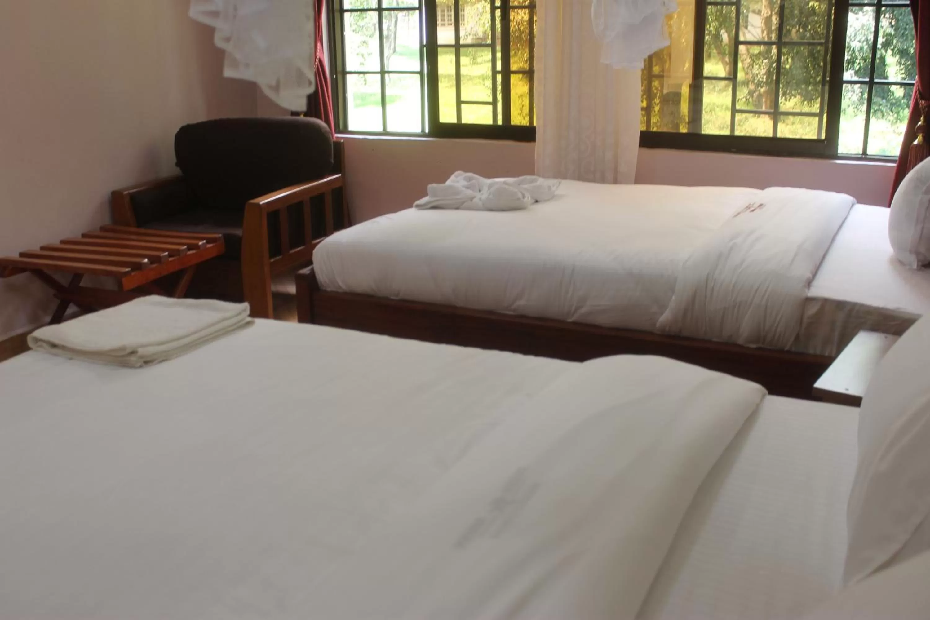 Bed in Vienna Woods Hotel Nakuru