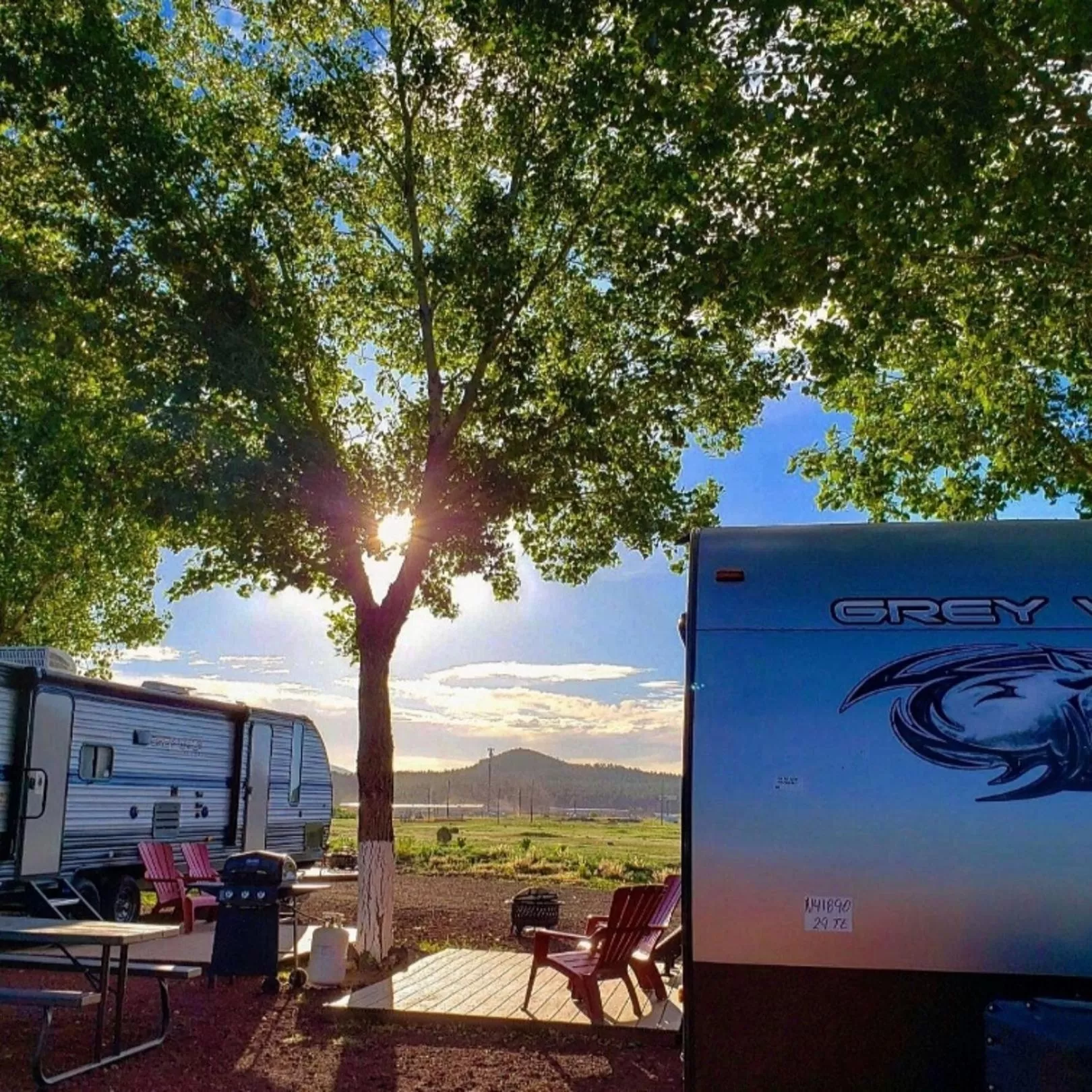 BBQ facilities in Grand Canyon RV Glamping