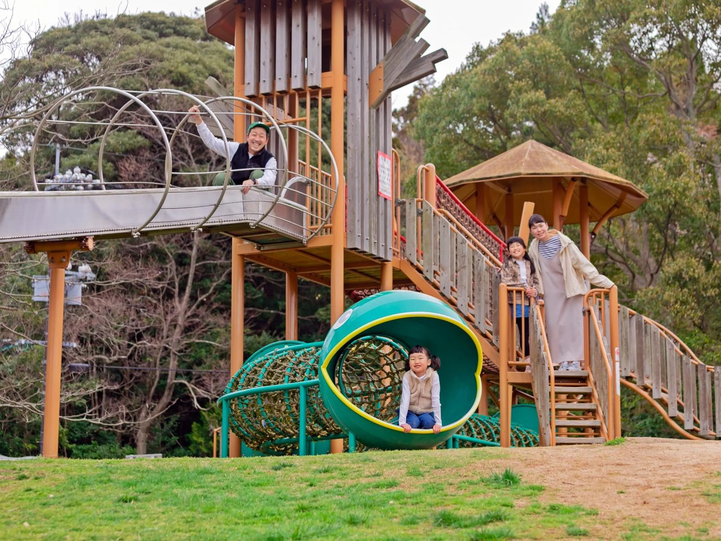 Children play ground in Matsue Forest Park