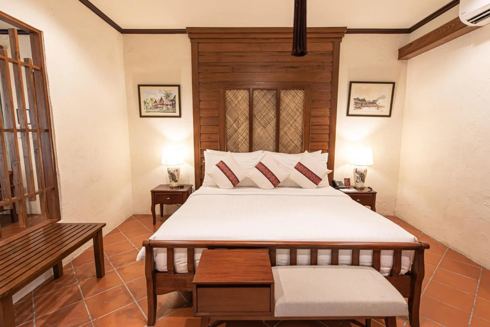 Bed, Dining Area in Horizon Village & Resort SHA Plus