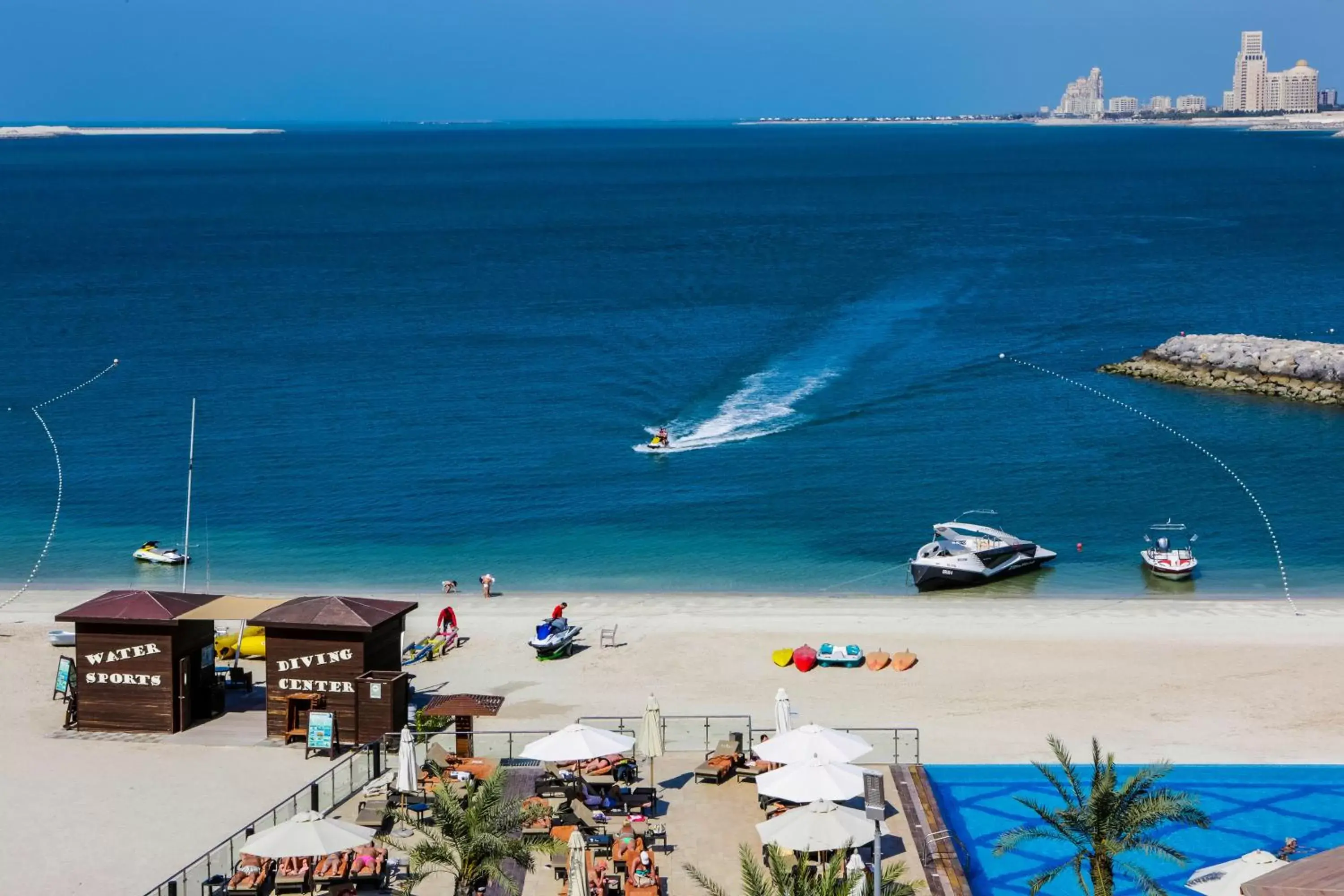 Beach, Sea View in Rixos Bab Al Bahr