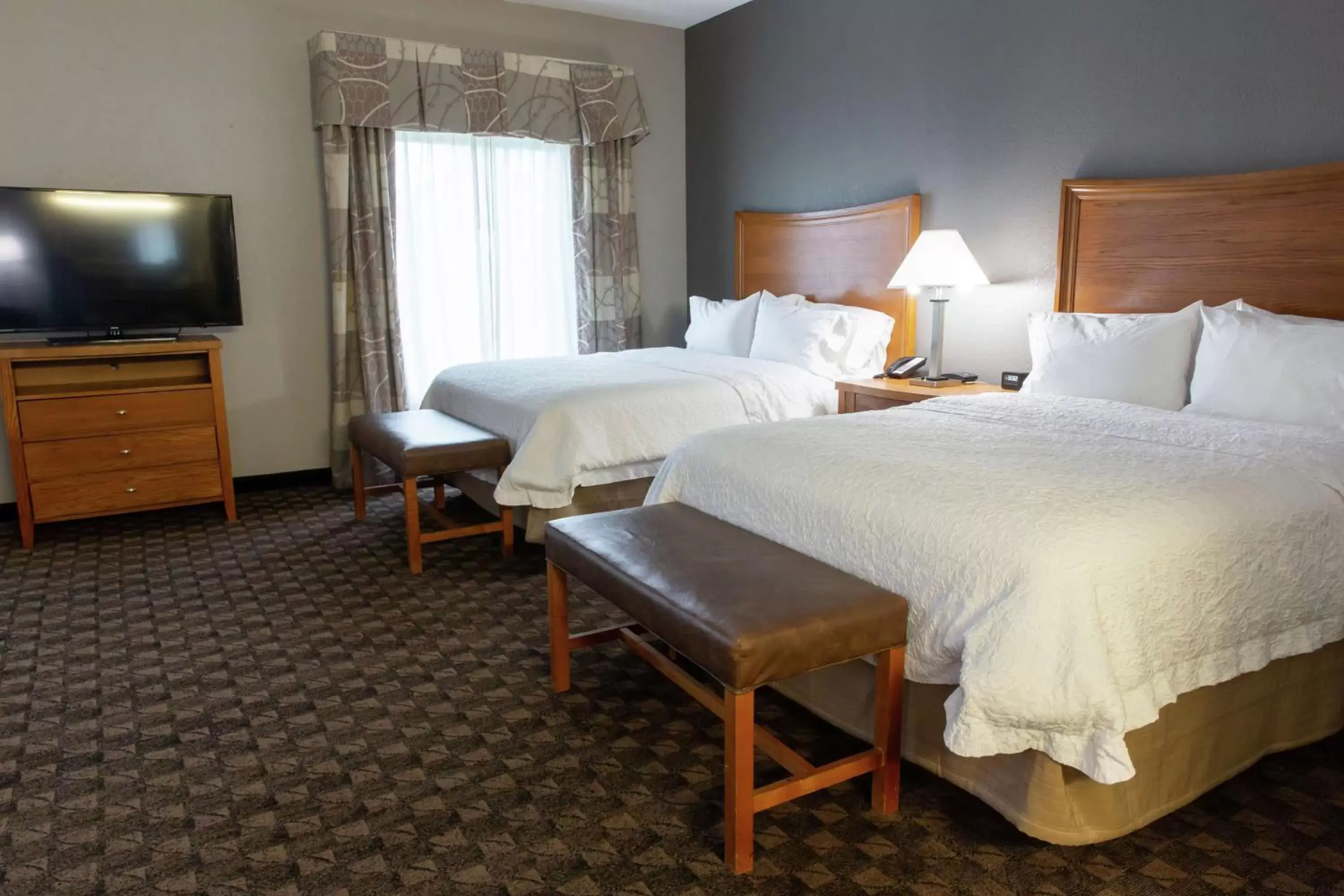 Bedroom, Bed in Hampton Inn & Suites Chesapeake-Square Mall