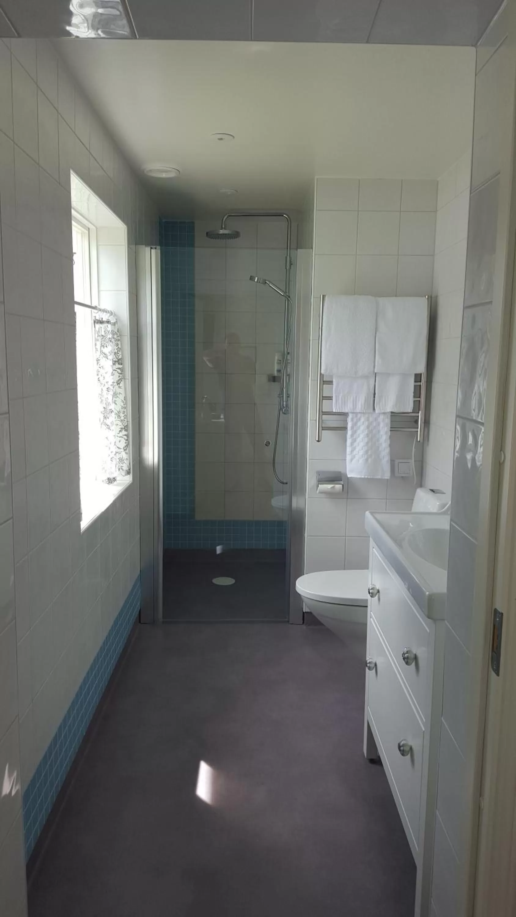 Shower in Hotell Grönfeltsgården