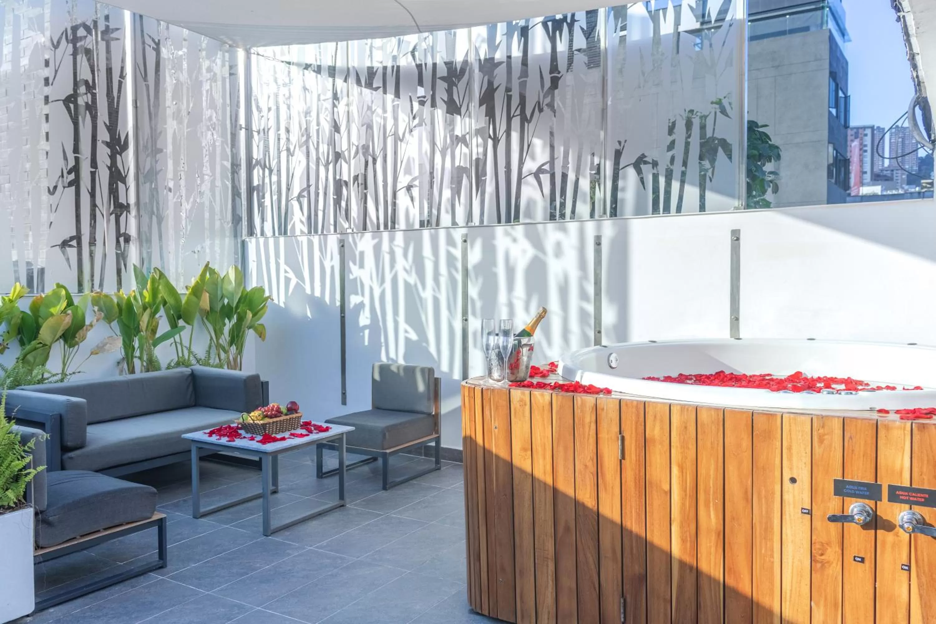 Patio in Viktory Boutique Hotel