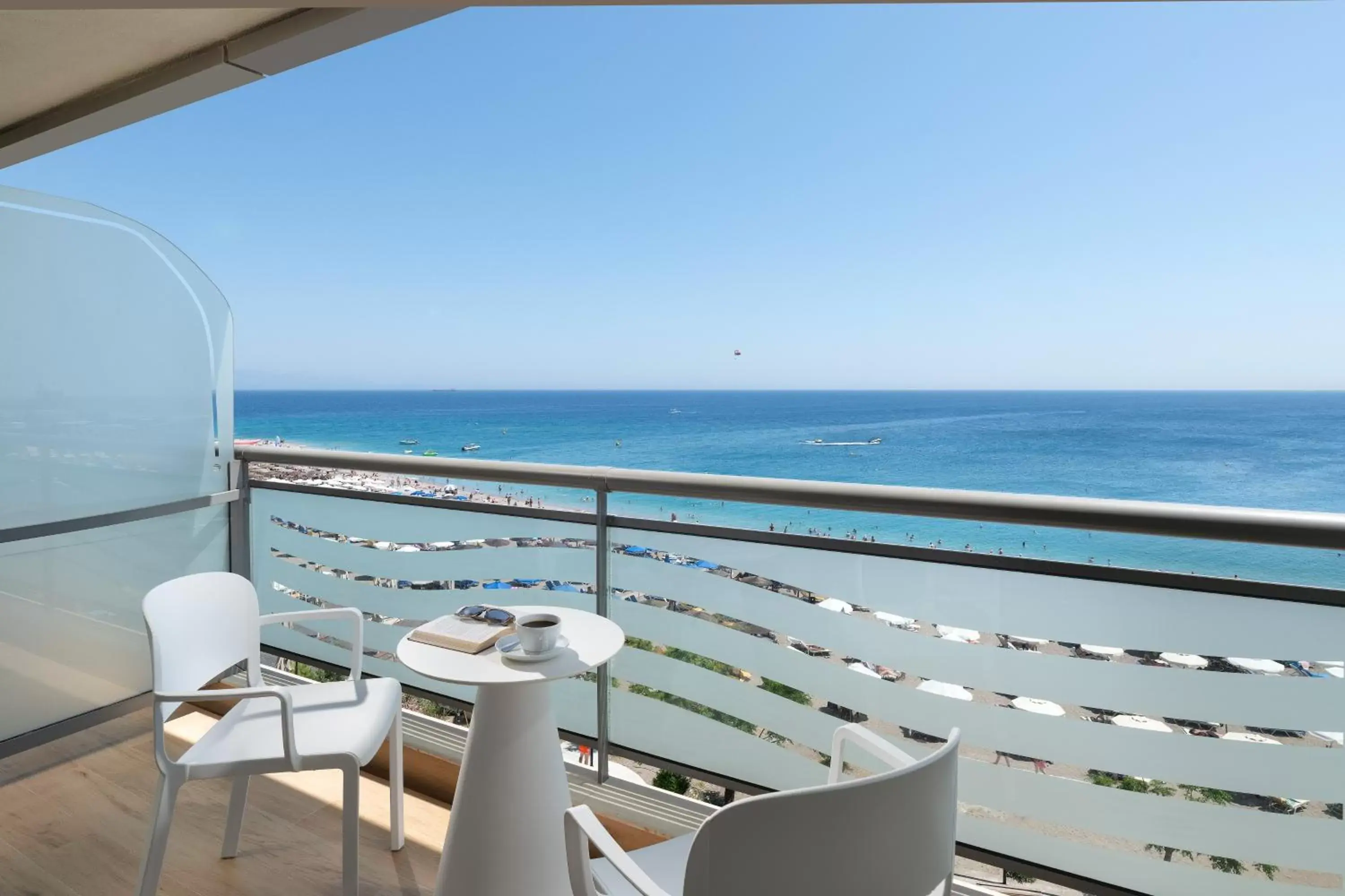 Balcony/Terrace, Sea View in Mediterranean Hotel